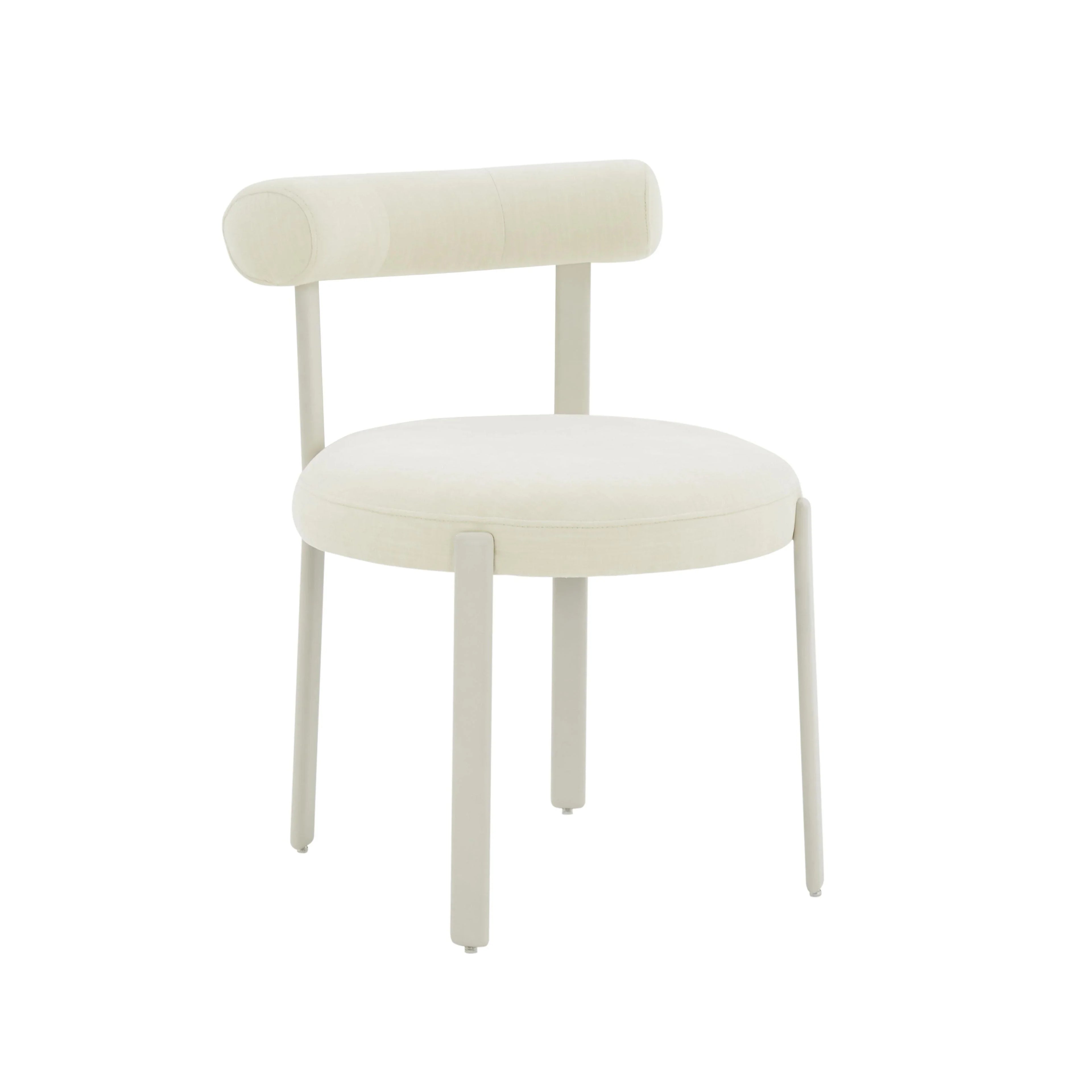 Margaret Performance Chenille Bolster Back Dining Chair
