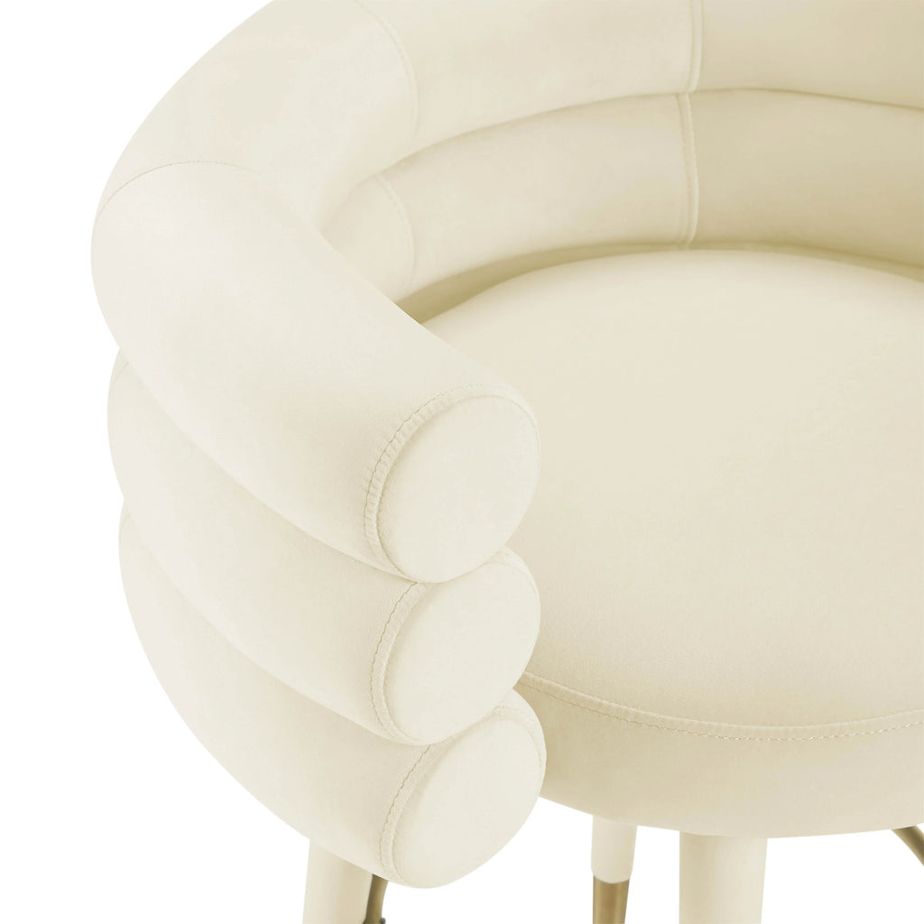 Betty Performance Velvet Stool