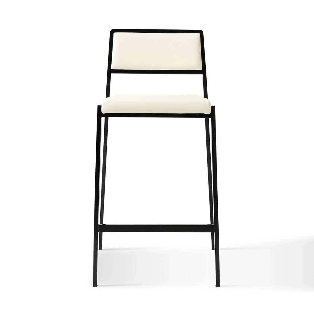 Gale Performance Vegan Leather Stackable Stool - Set of 2