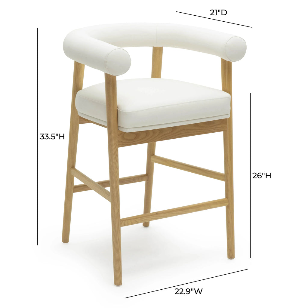 Spara Performance Vegan Leather Counter Stool