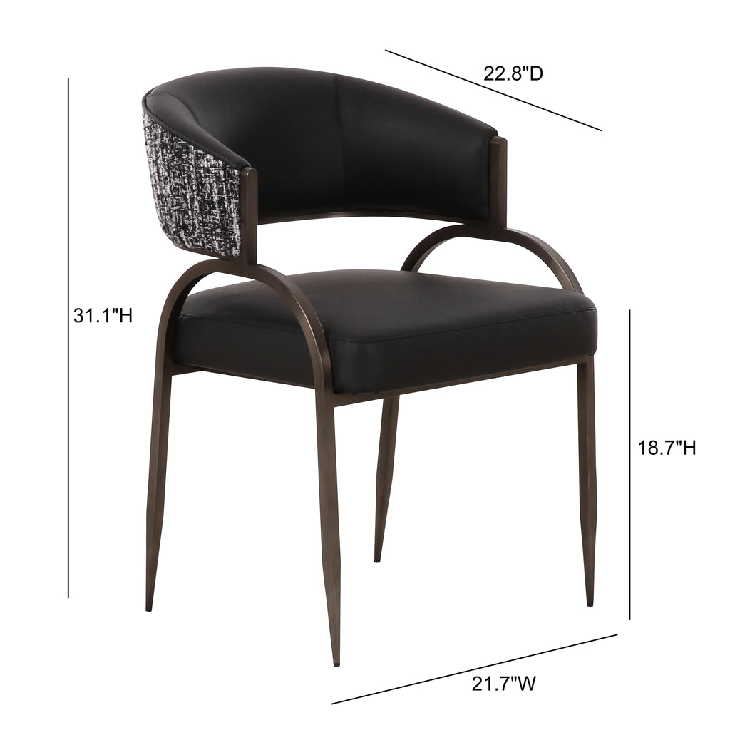 Tatum 2-Tone Performance Vegan Leather Dining Chair