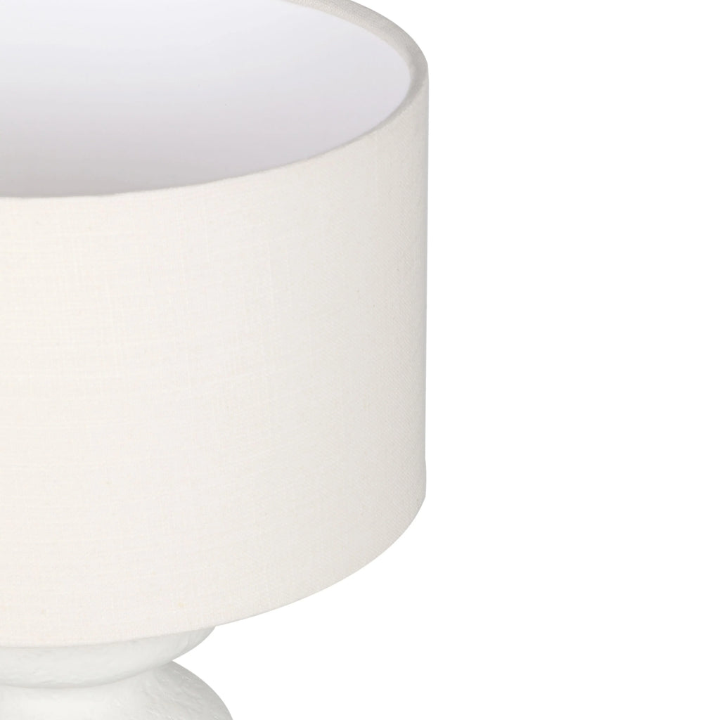 Riviera Cream Textured Table Lamp