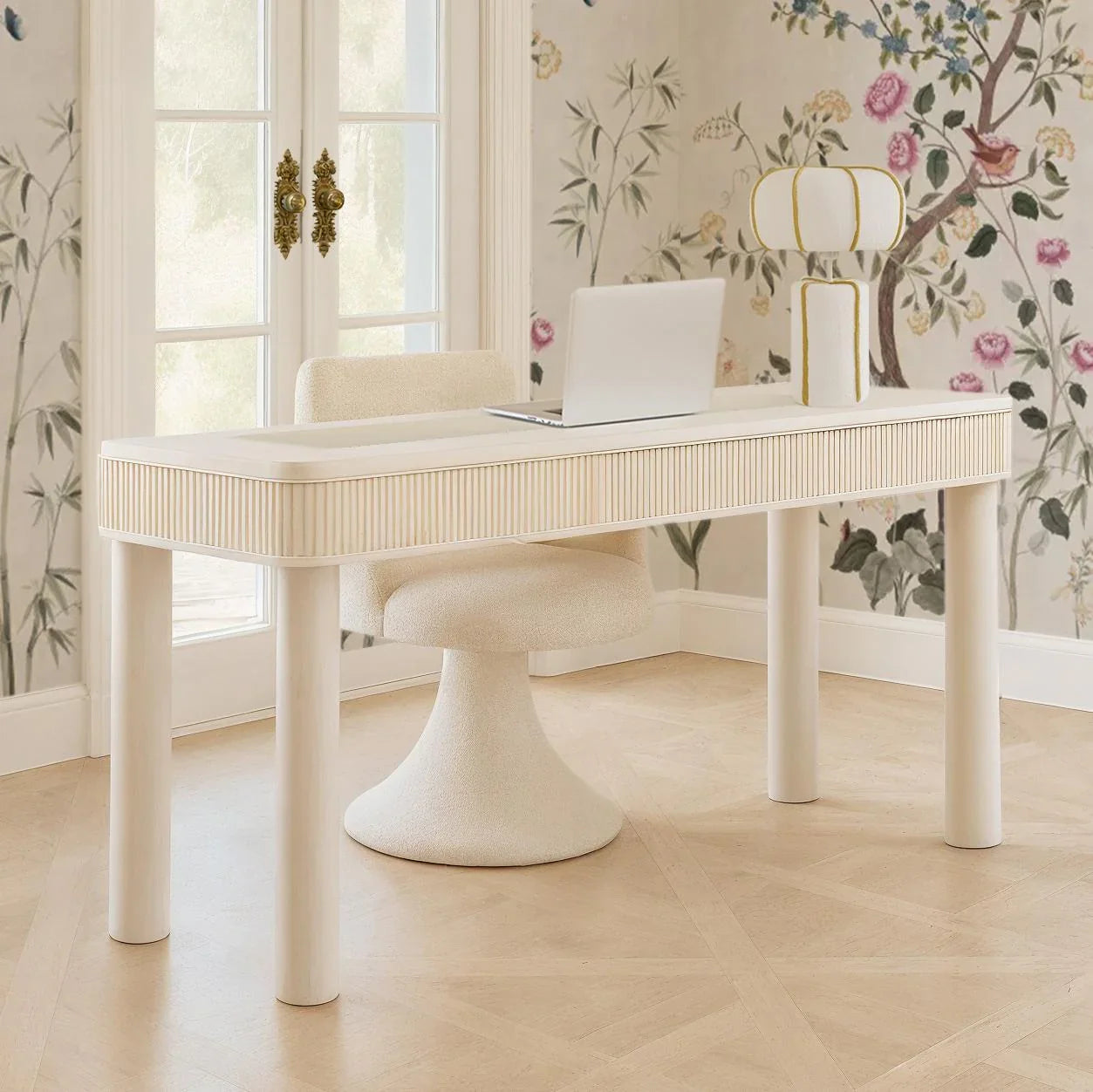 Looma Cotton Mache Table Lamp
