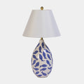 Sardine White & Blue Ceramic Table Lamp