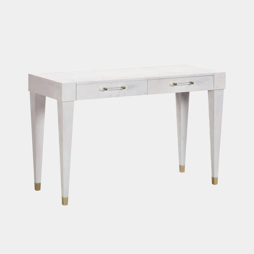 Brandyss 48" Burl 2-Drawer Work Desk