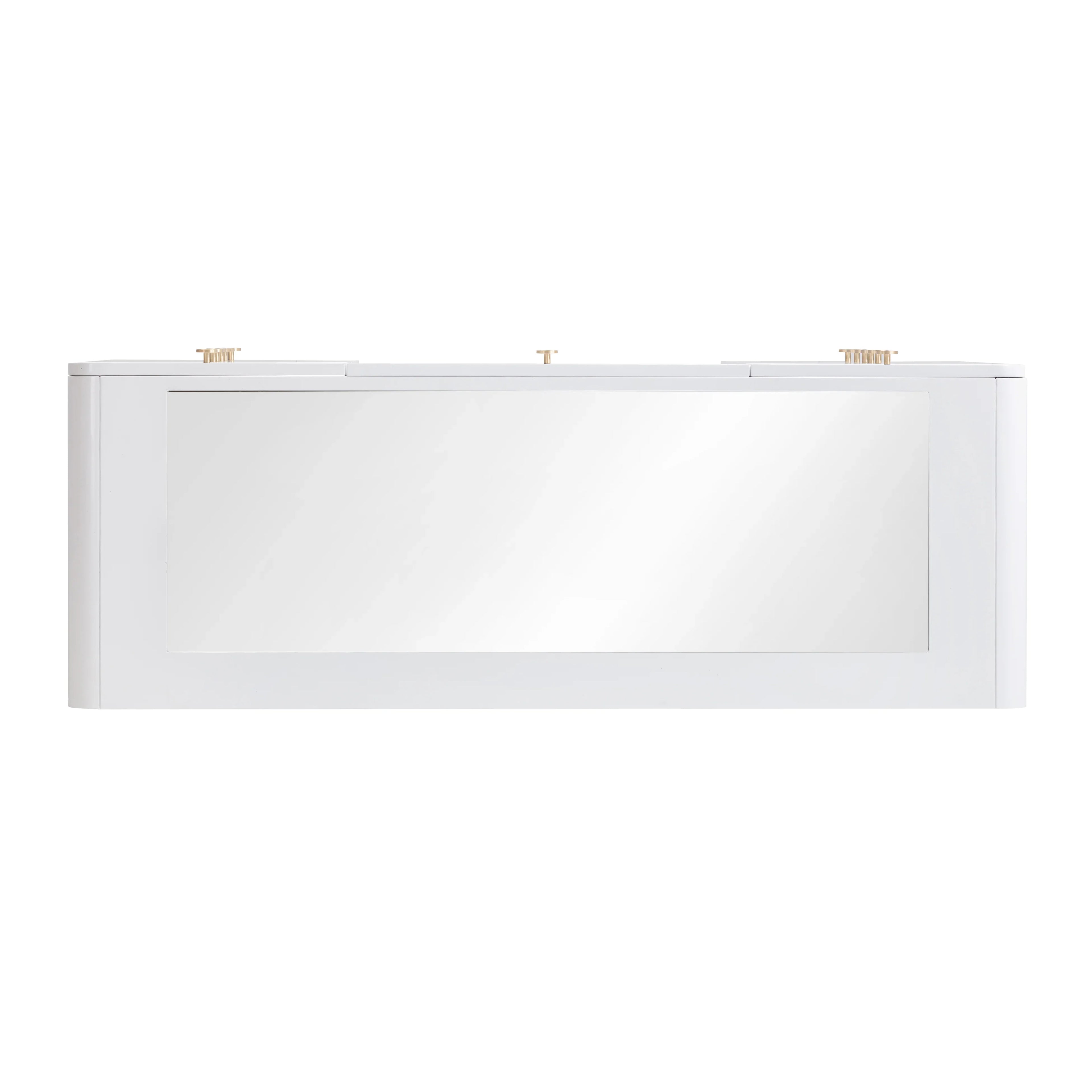 Hollywood 56" White Desk with Vanity Mirror