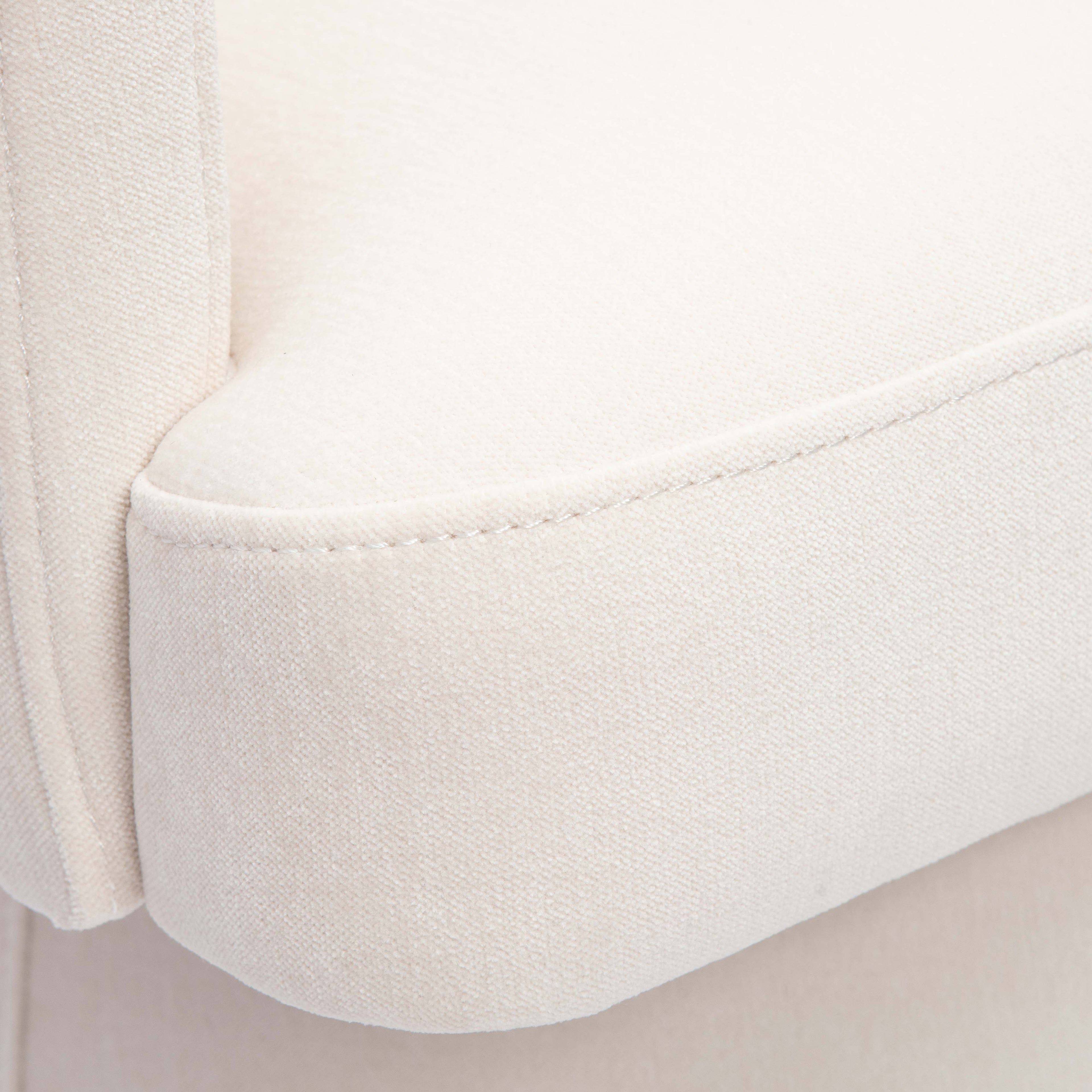 Kristen Upcycled Contract-Grade Chenille Rolling Desk Chair