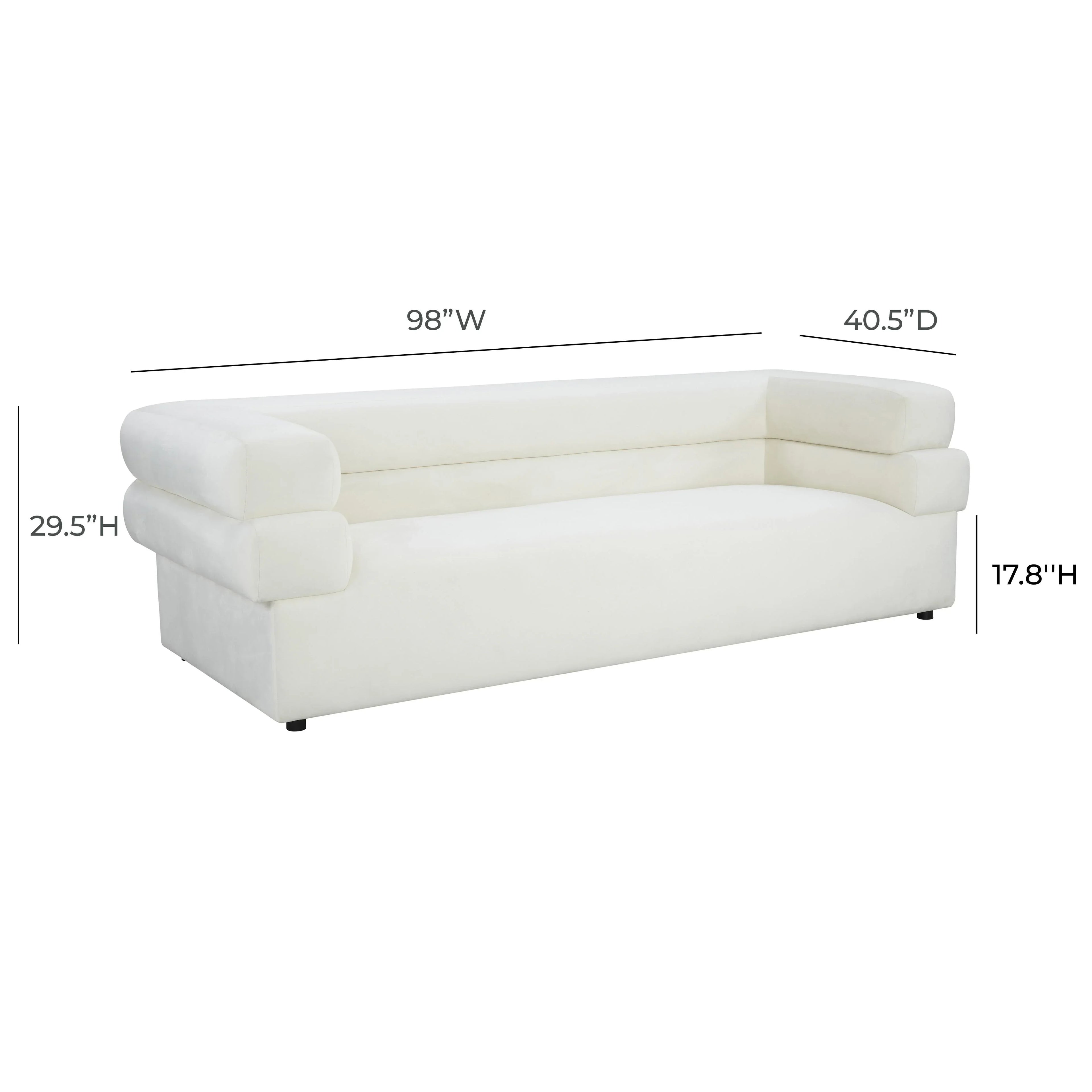 Elsa 98" Performance Fabric Sofa
