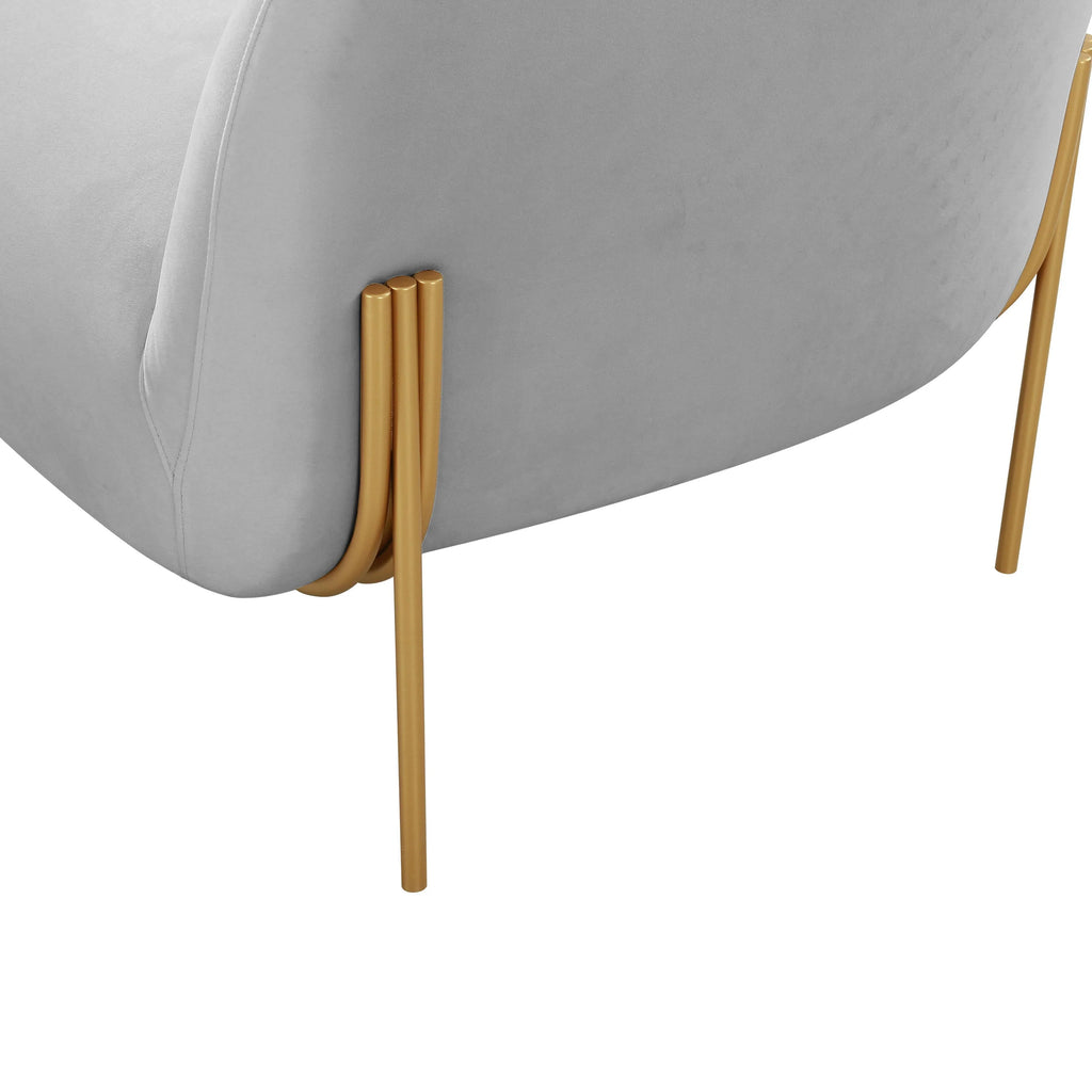Kandra Performance Velvet Accent Chair