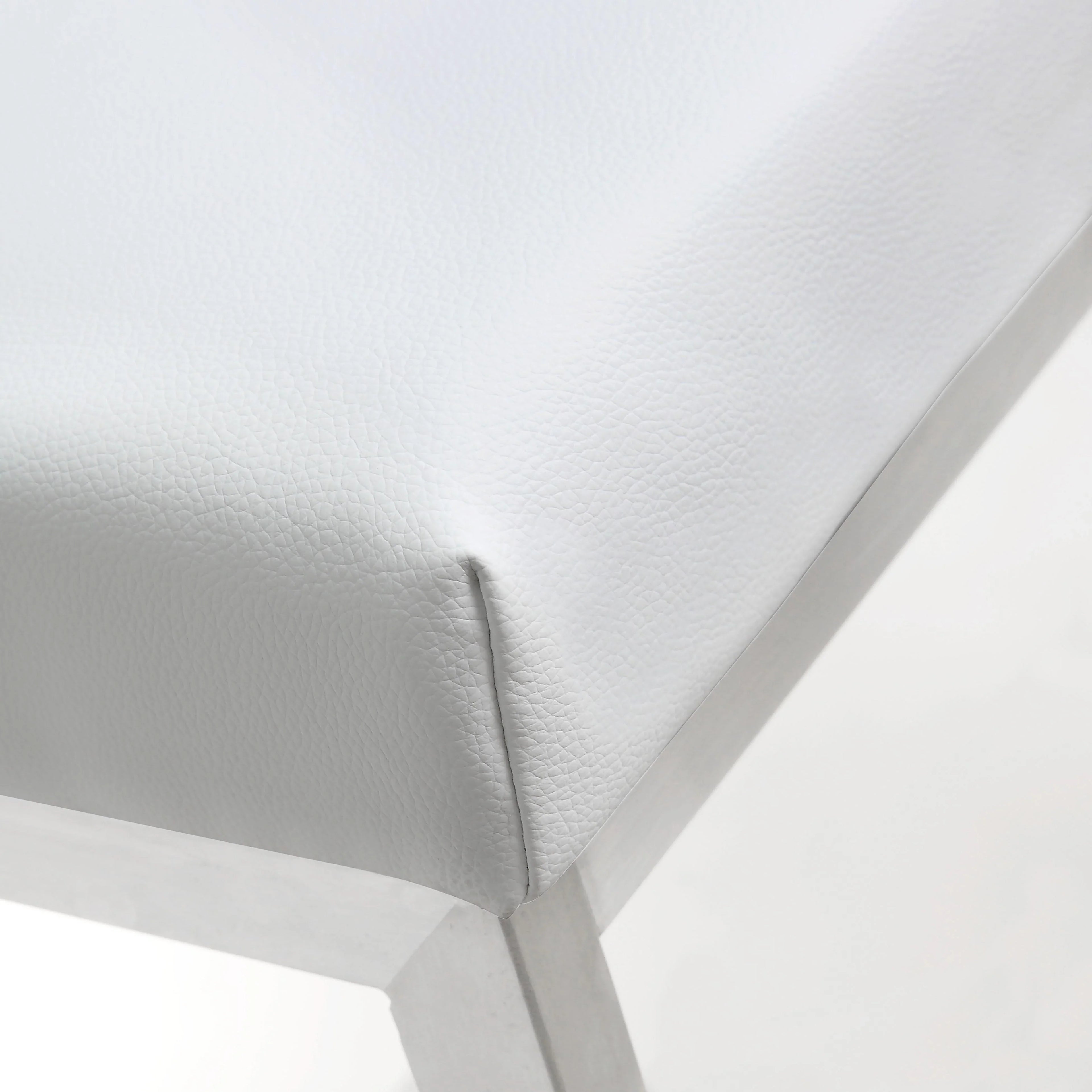 Helsinki White Performance Vegan Leather Stool - Set of 2
