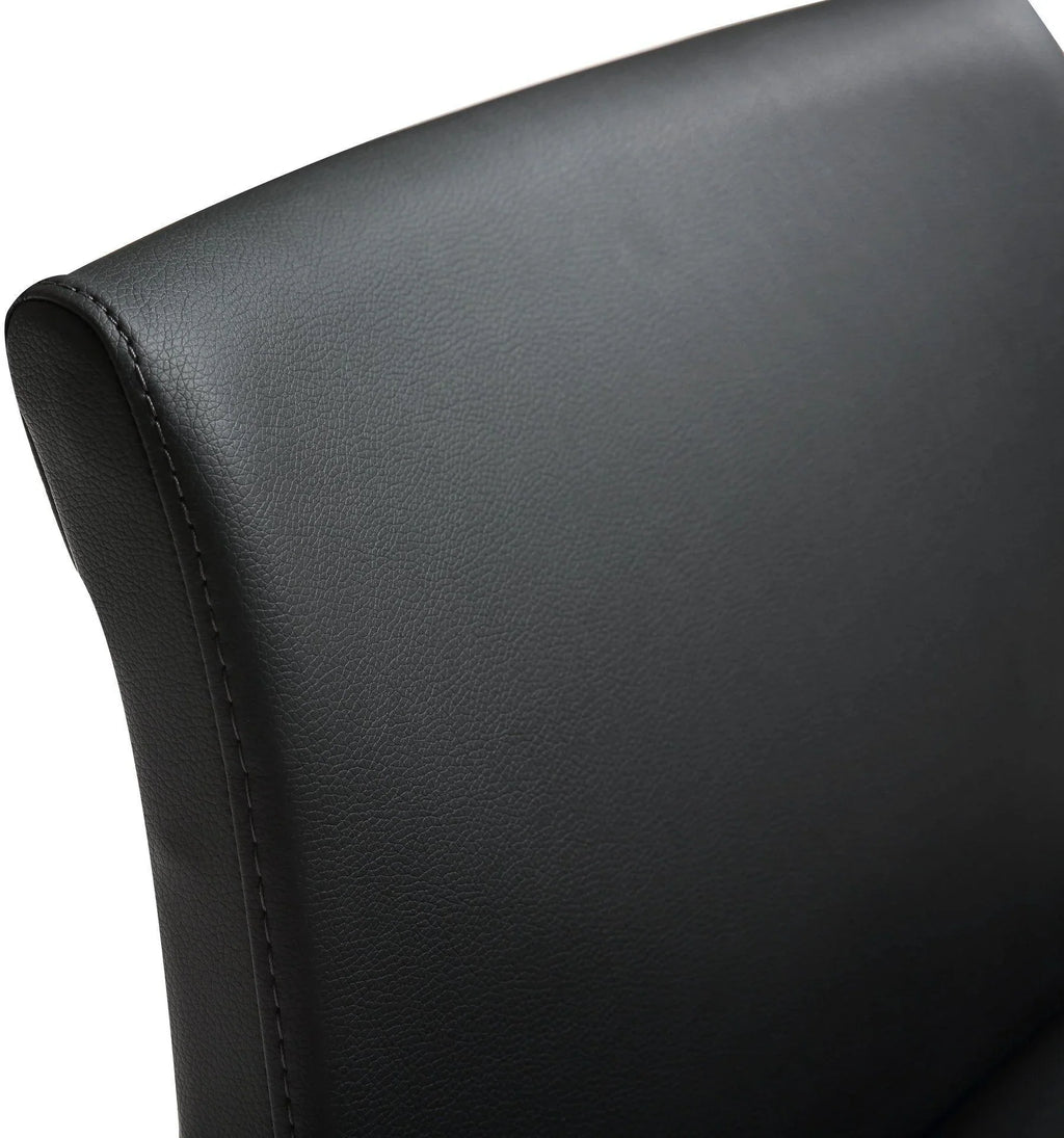 Denmark Performance Vegan Leather Stool with Gold Base - Set of 2