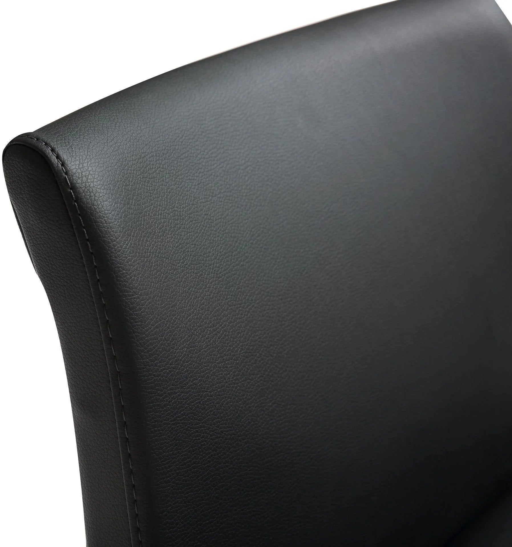 Denmark Performance Vegan Leather Stool with Gold Base - Set of 2