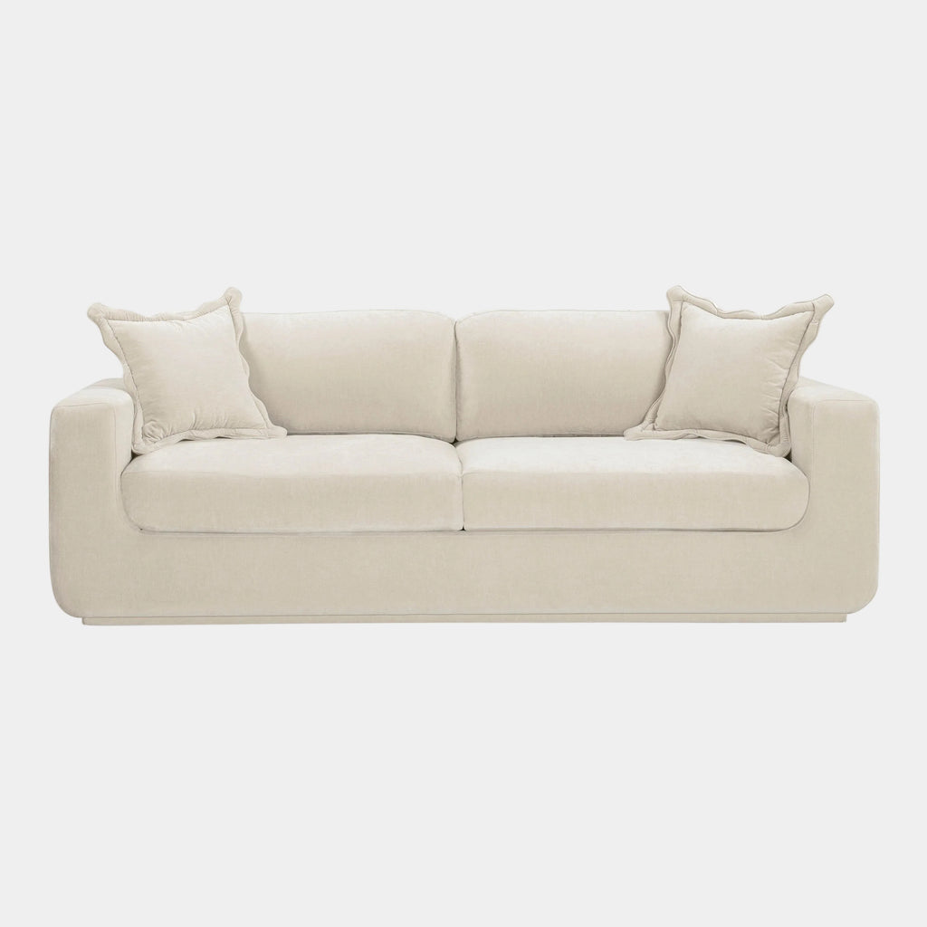 Miri 90.5" Upcycled Contract-Grade Washed Velvet Sofa