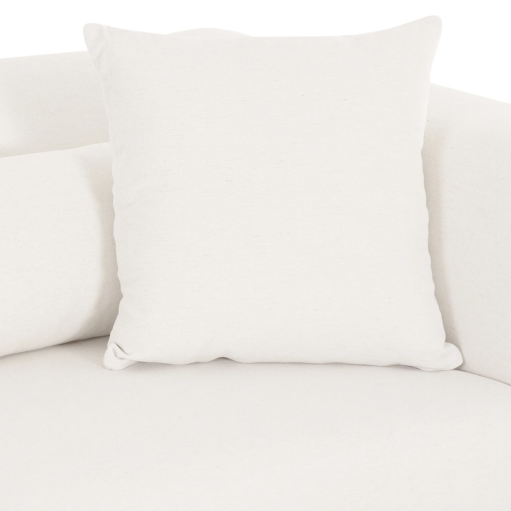 Tarra Cream Performance Chenille Modular Corner Chair