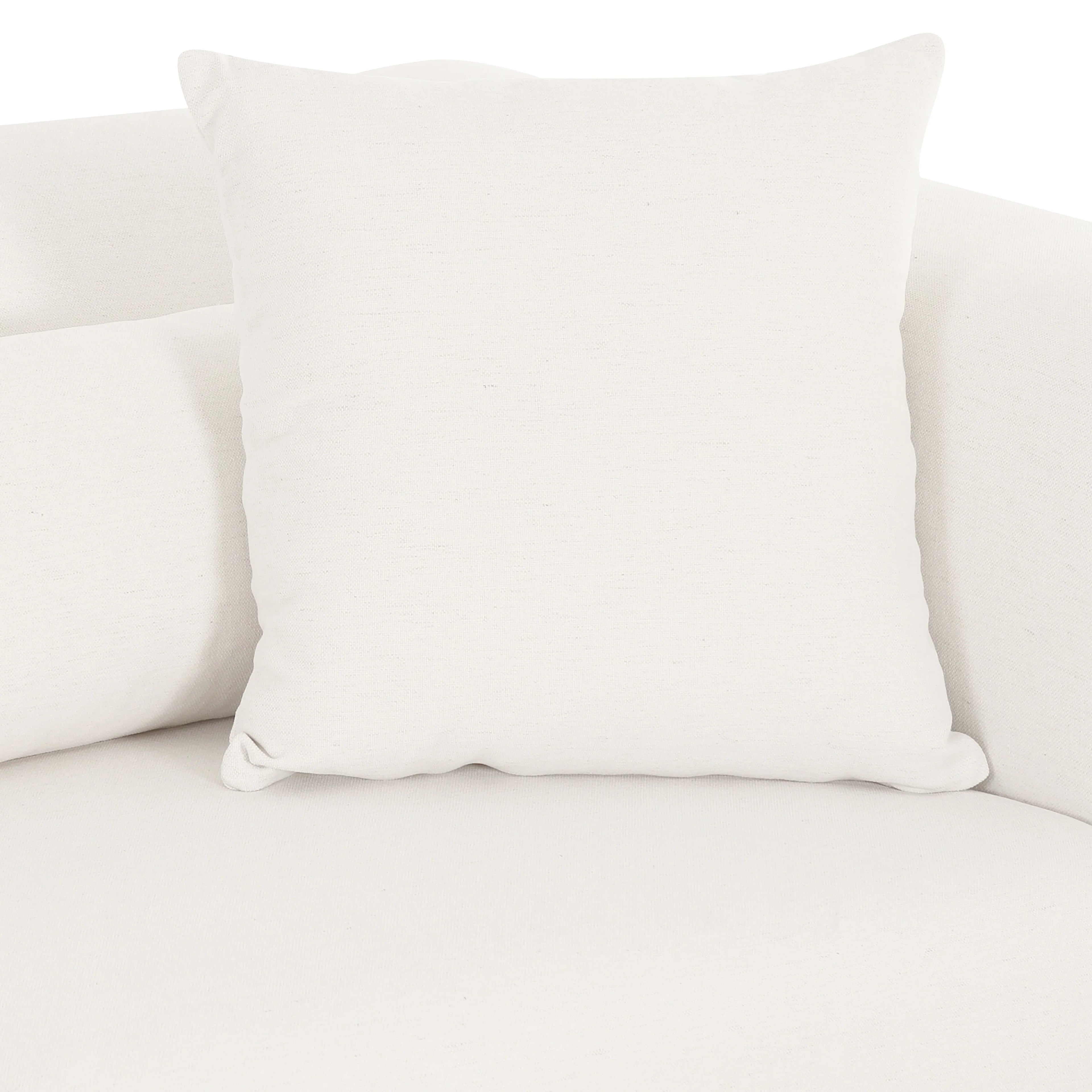 Tarra Cream Performance Chenille Modular Corner Chair