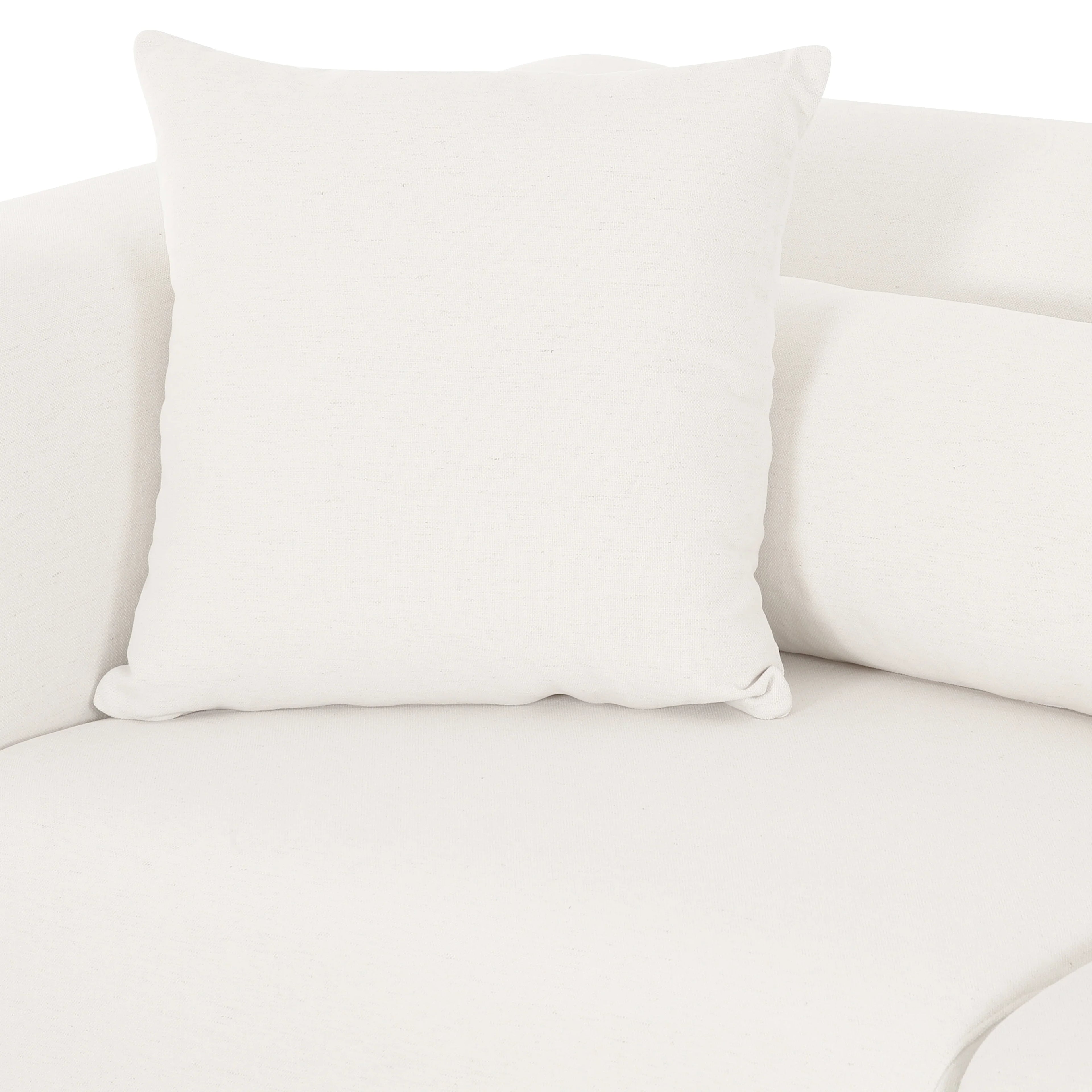 Tarra 118" Cream Performance Chenille Modular Sofa