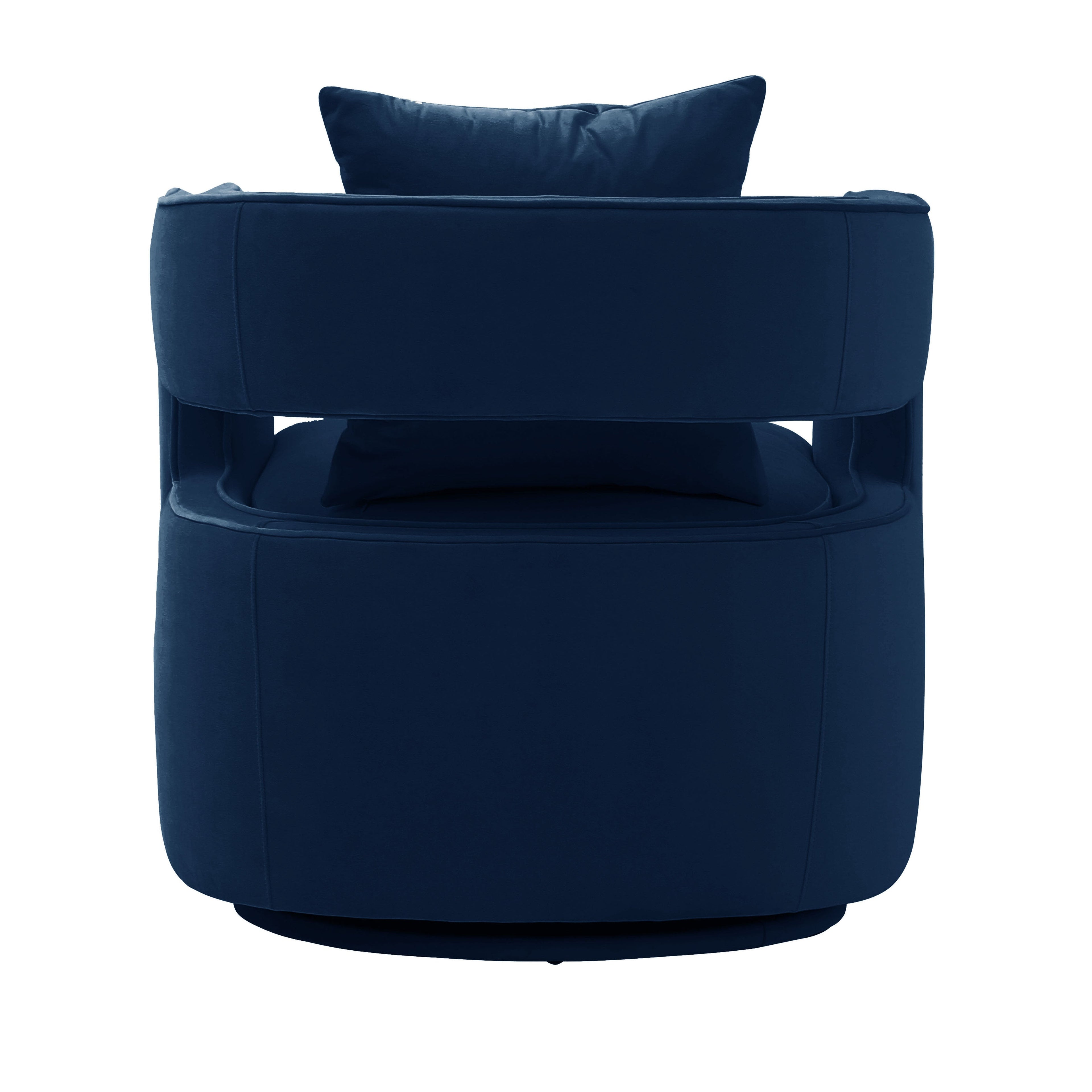 Kennedy Performance Velvet Swivel Accent Chair