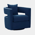 Kennedy Performance Velvet Swivel Accent Chair