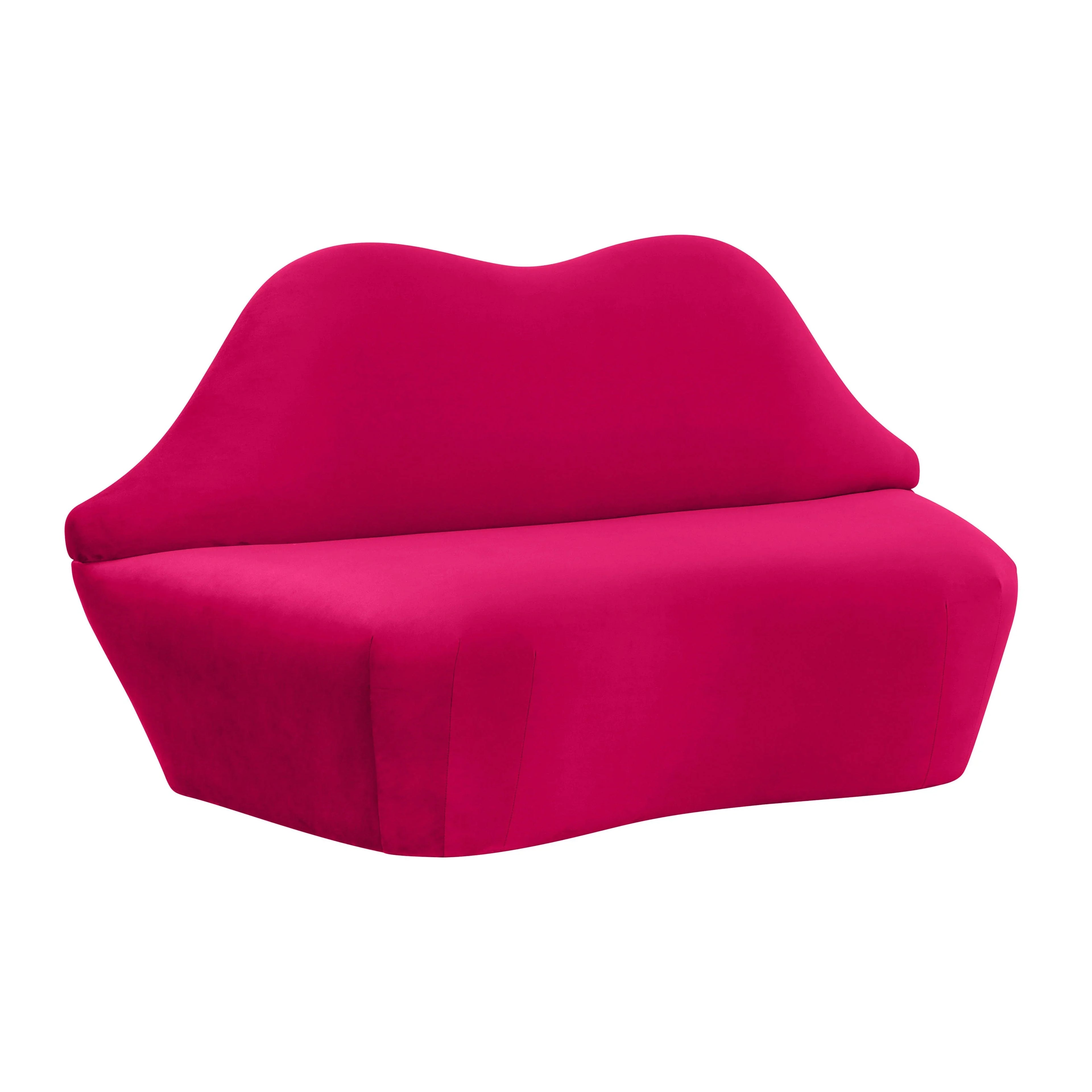 Lips 68" Performance Velvet Settee