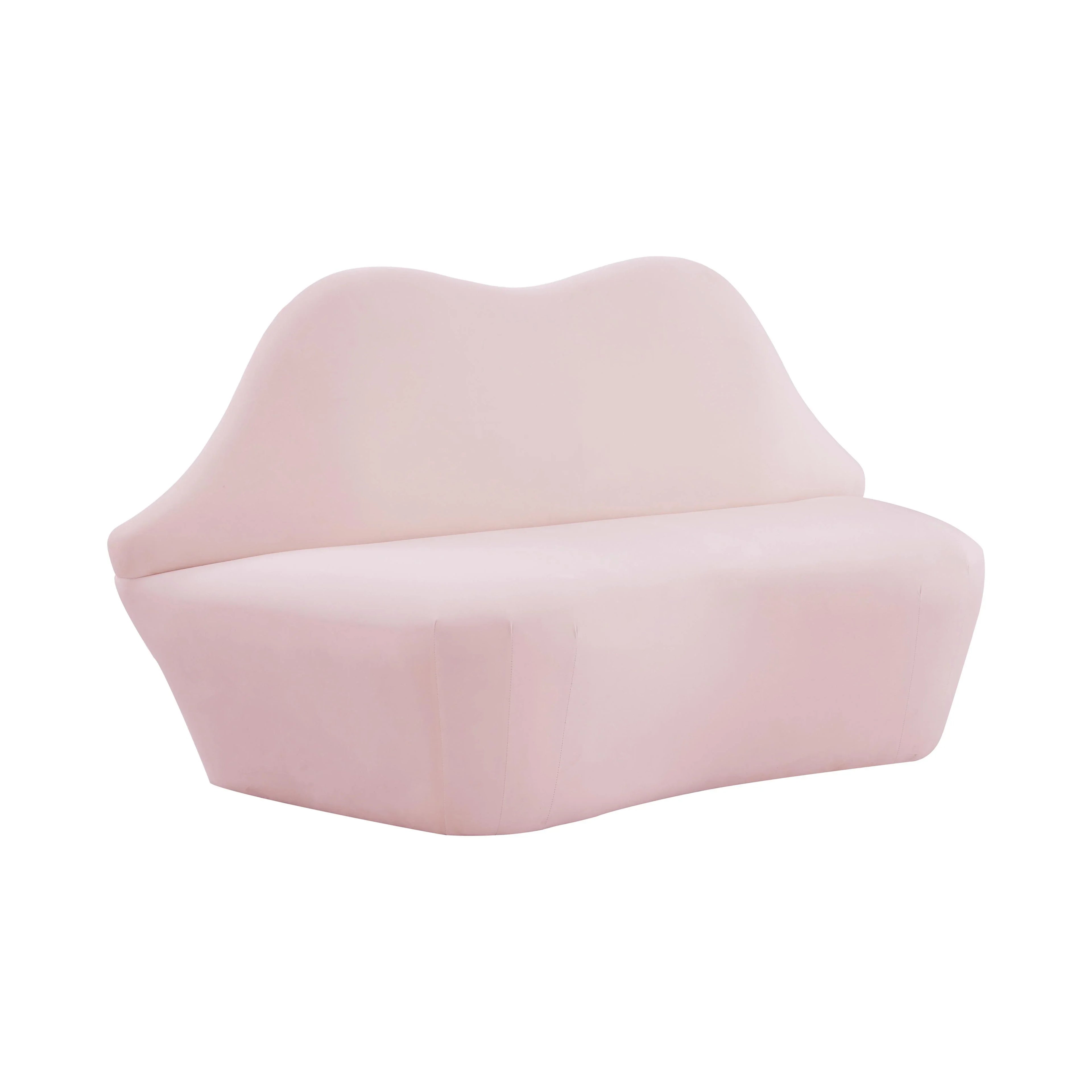 Lips 68" Performance Velvet Settee