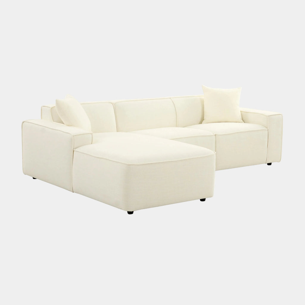 Olafur 2-Piece Performance Fabric L-Shaped Sectional
