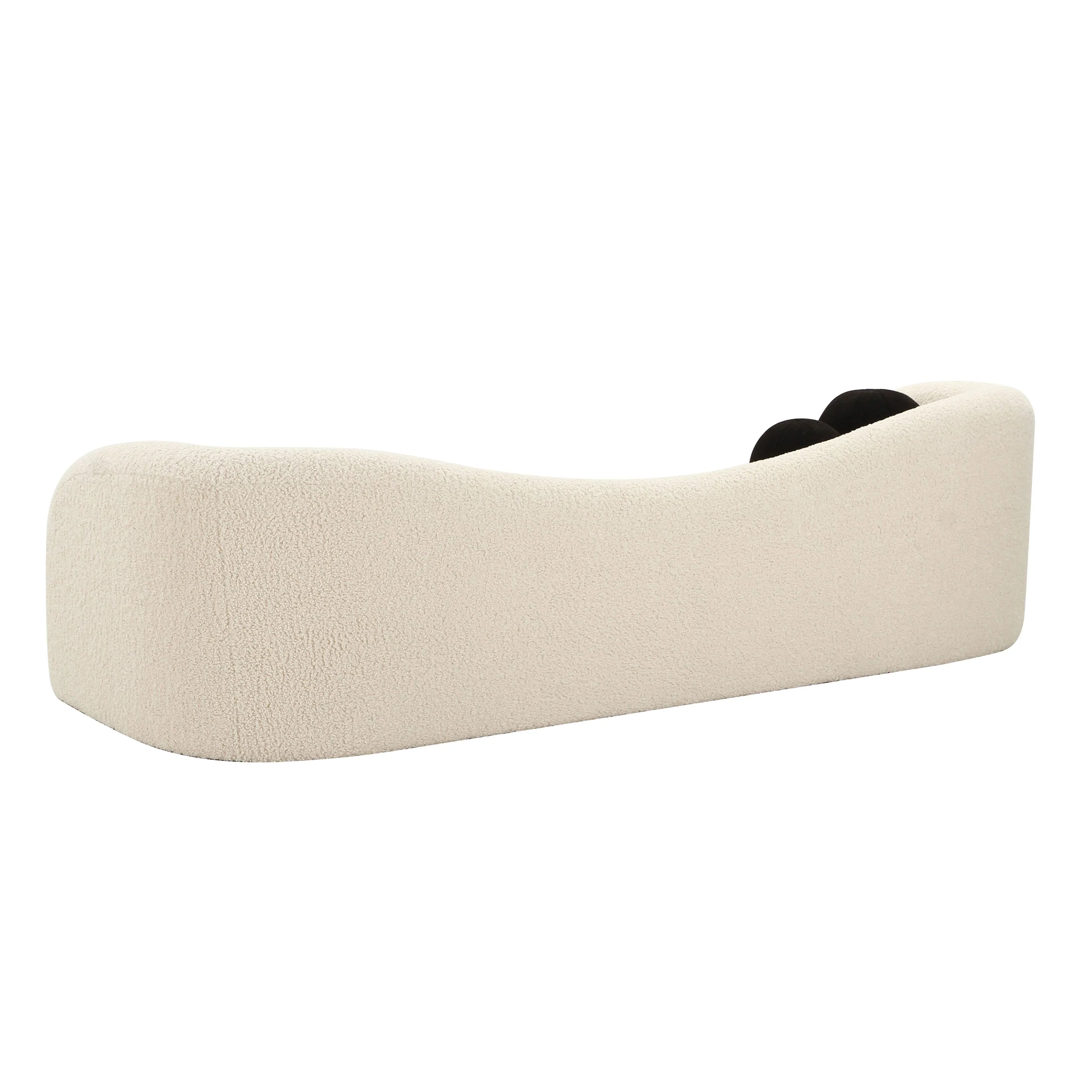 Leonie 102.5" Faux Shearling Sofa