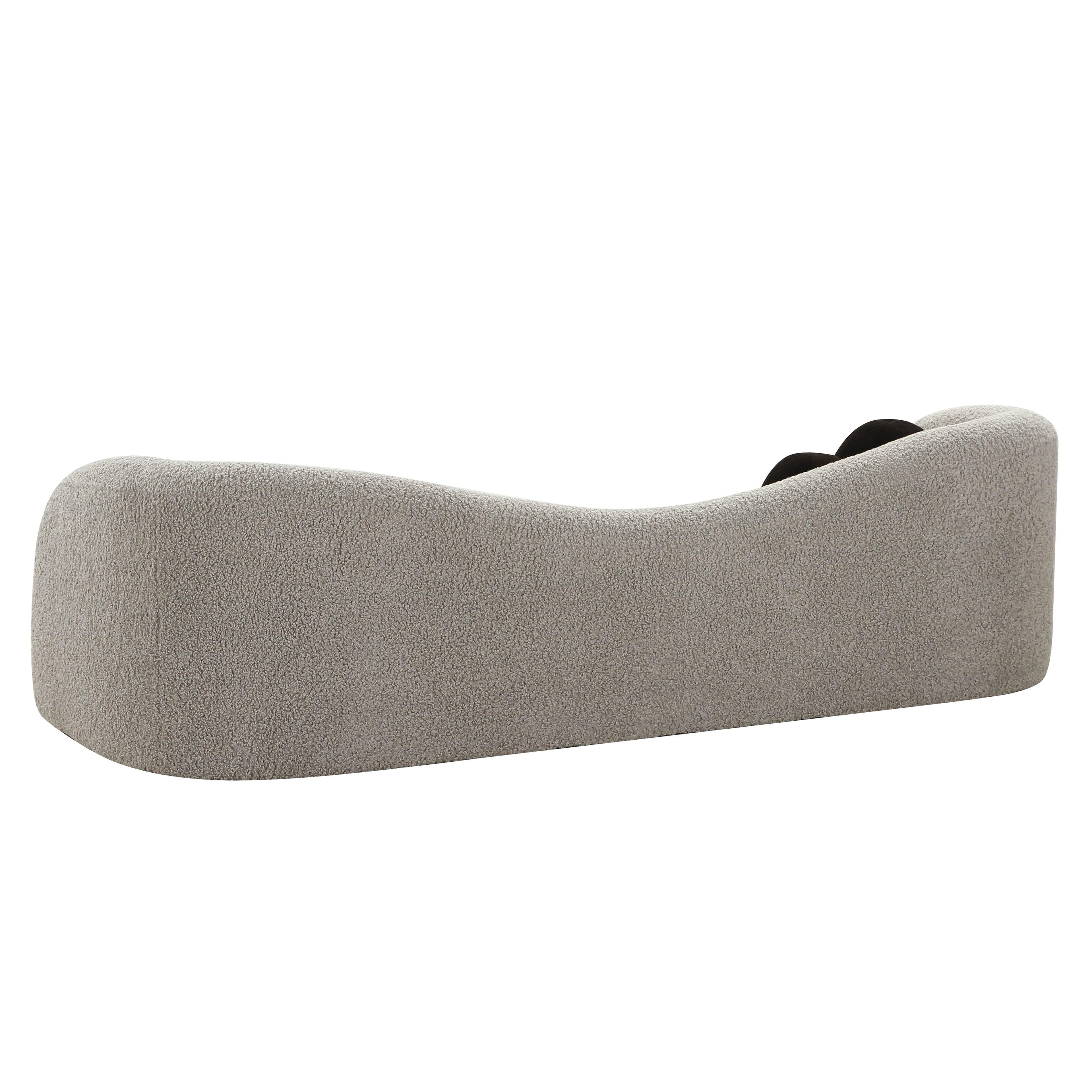 Leonie 102.5" Faux Shearling Sofa