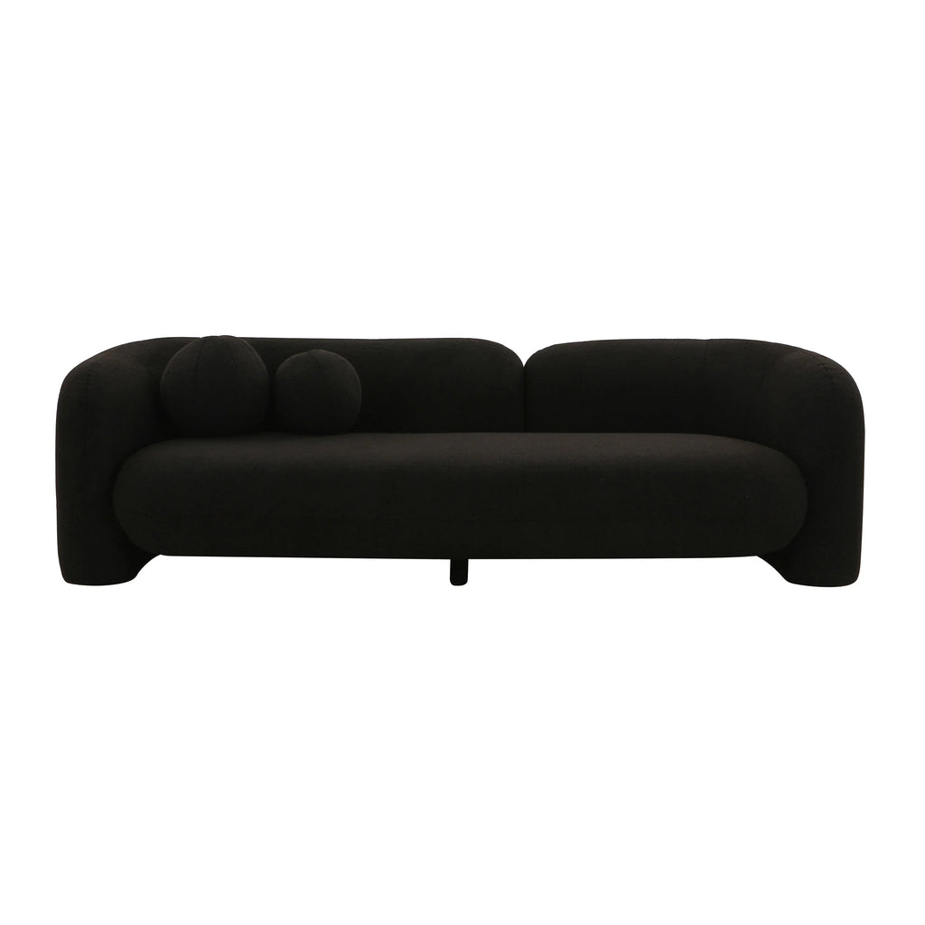 Amelie 91" Contract-Grade Faux Fur Sofa