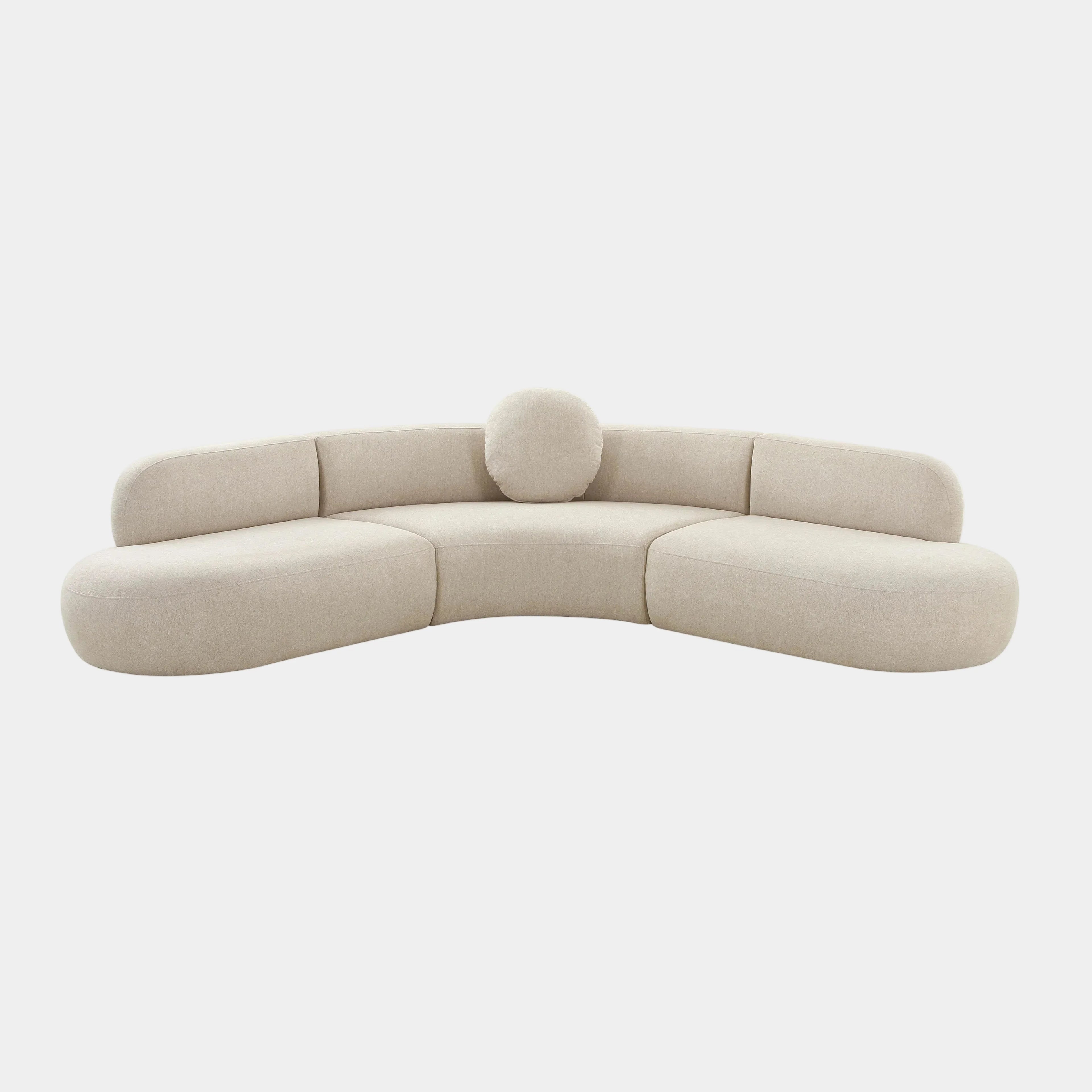 Broohah 3-Piece Performance Fabric L-Shaped Sectional
