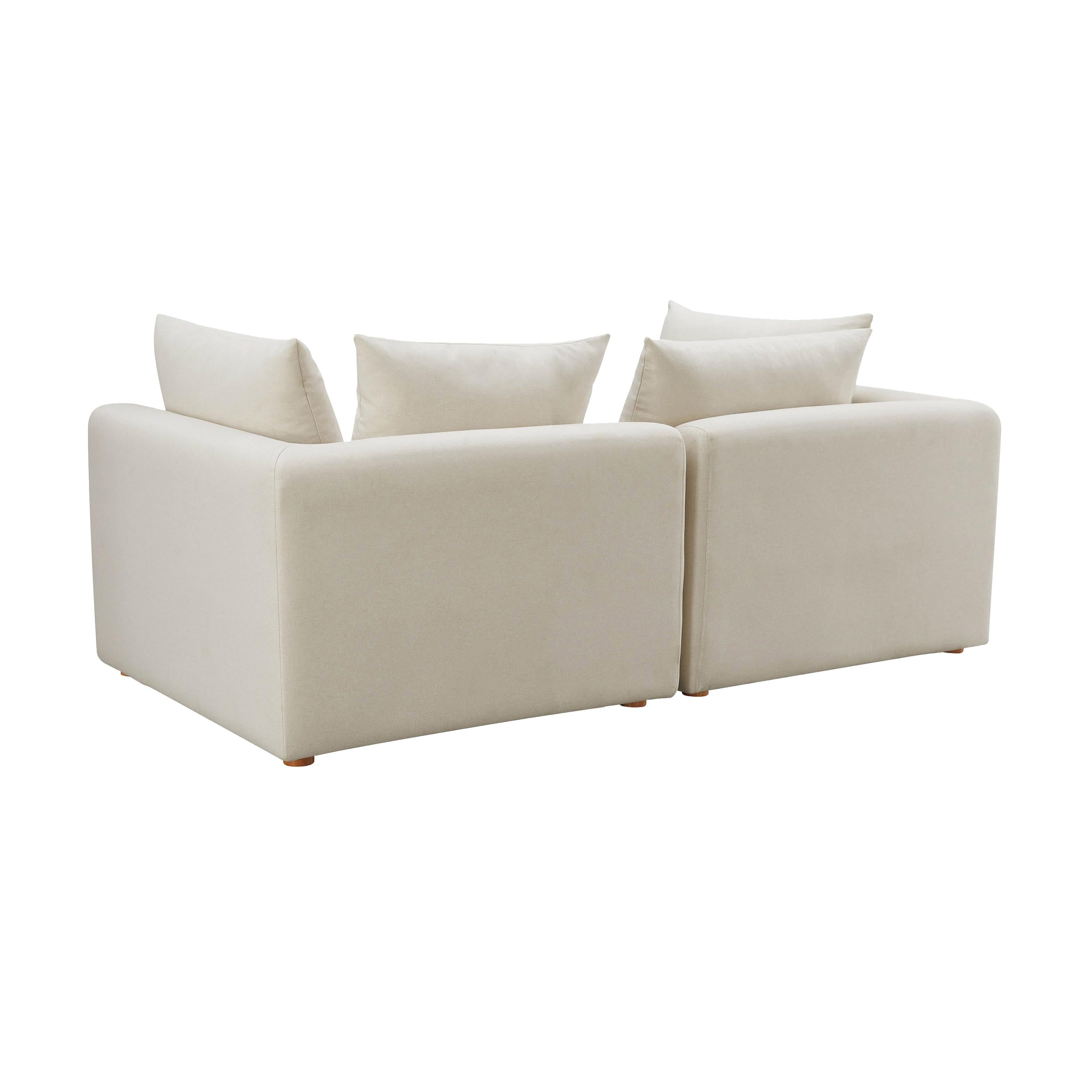 Hangover 81" Modular Loveseat