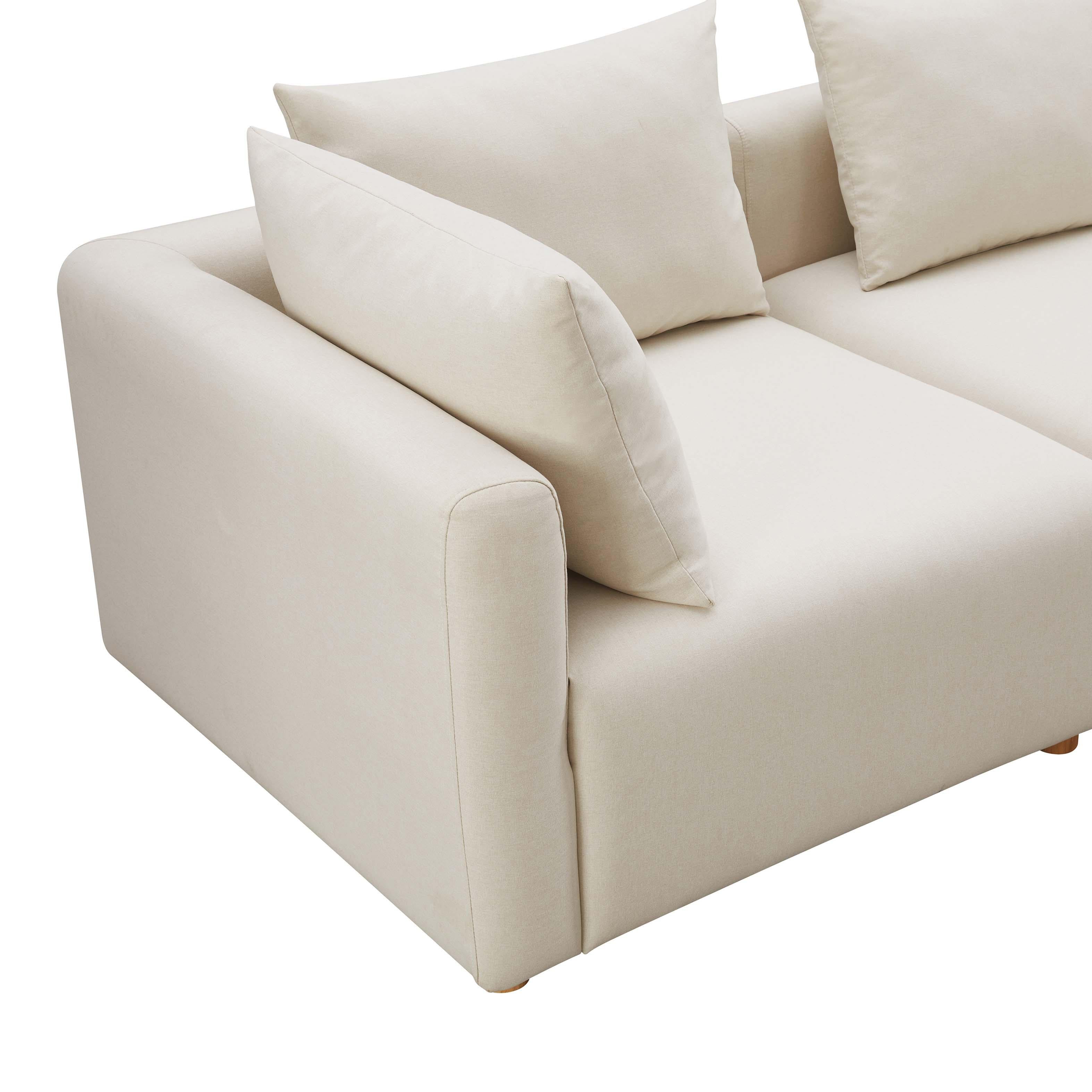 Hangover 81" Modular Loveseat