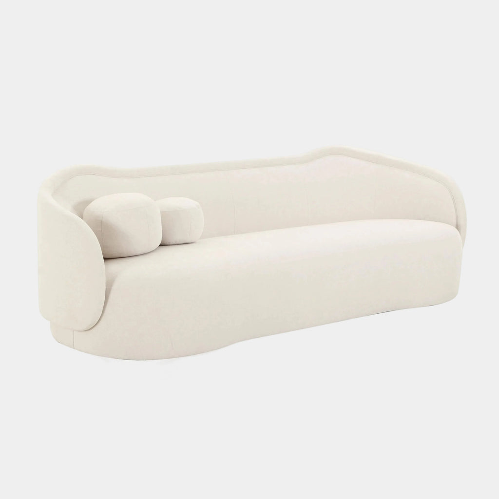Circe 92.5" Performance Textured Velvet Sofa