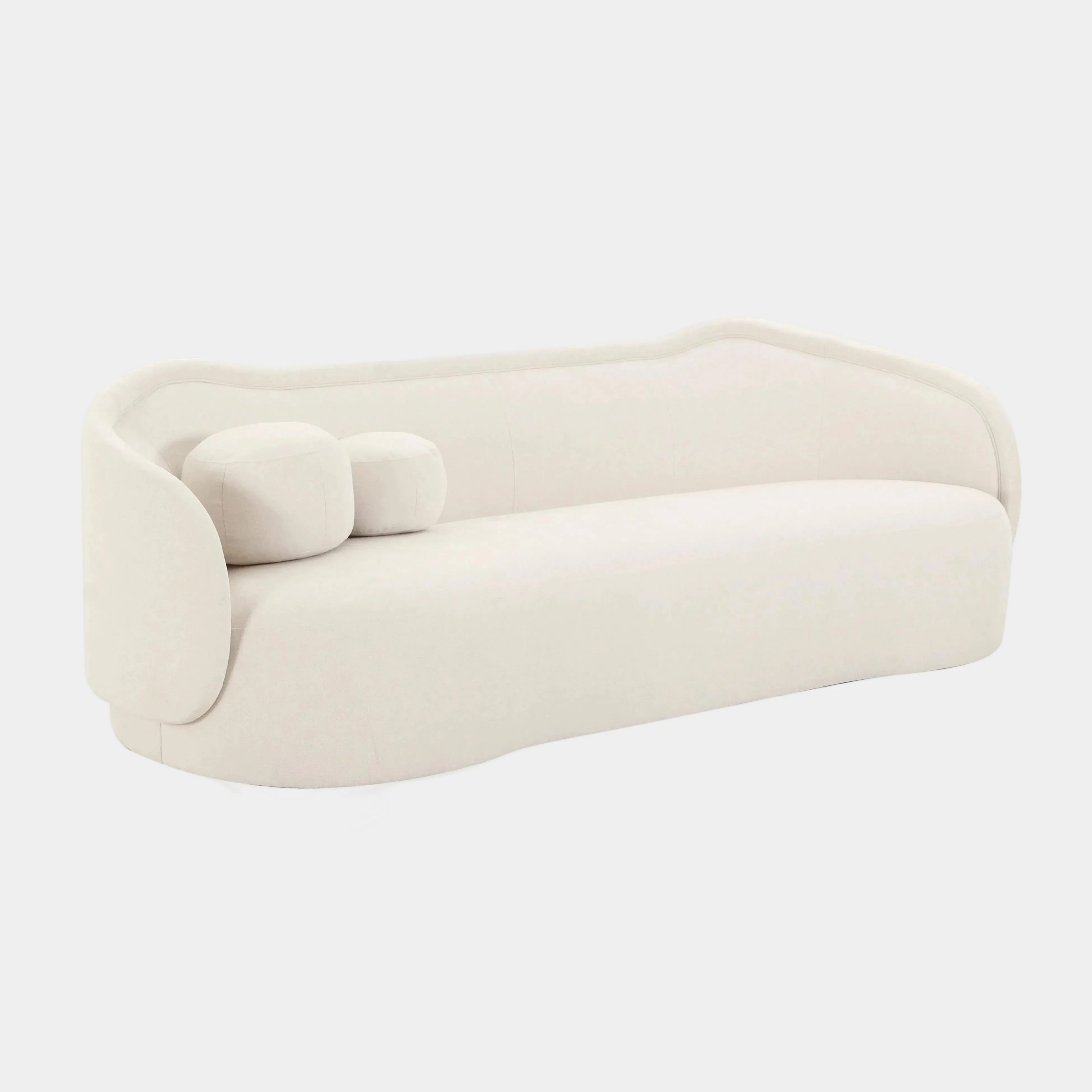 Circe 92.5" Performance Textured Velvet Sofa