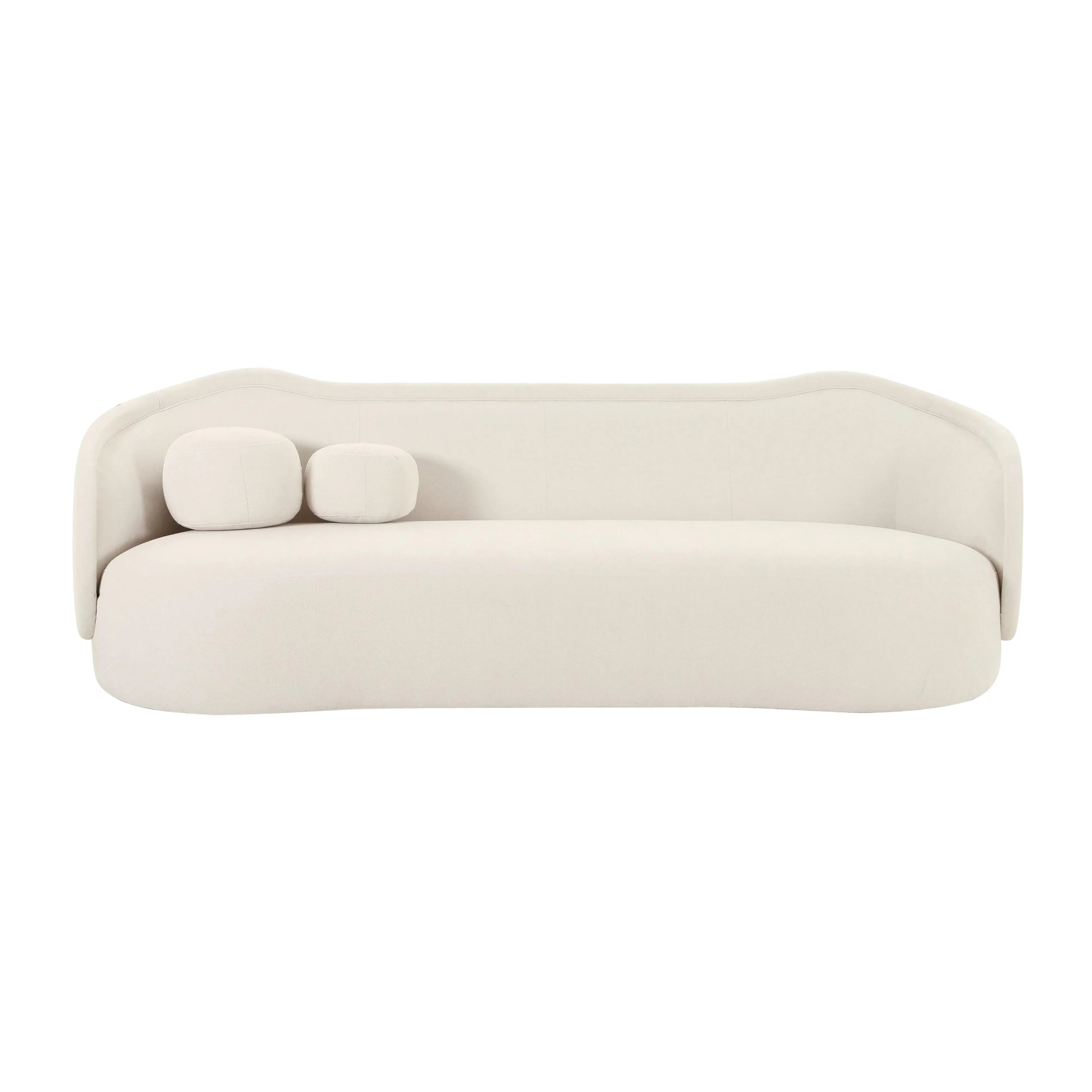 Circe 92.5" Performance Textured Velvet Sofa