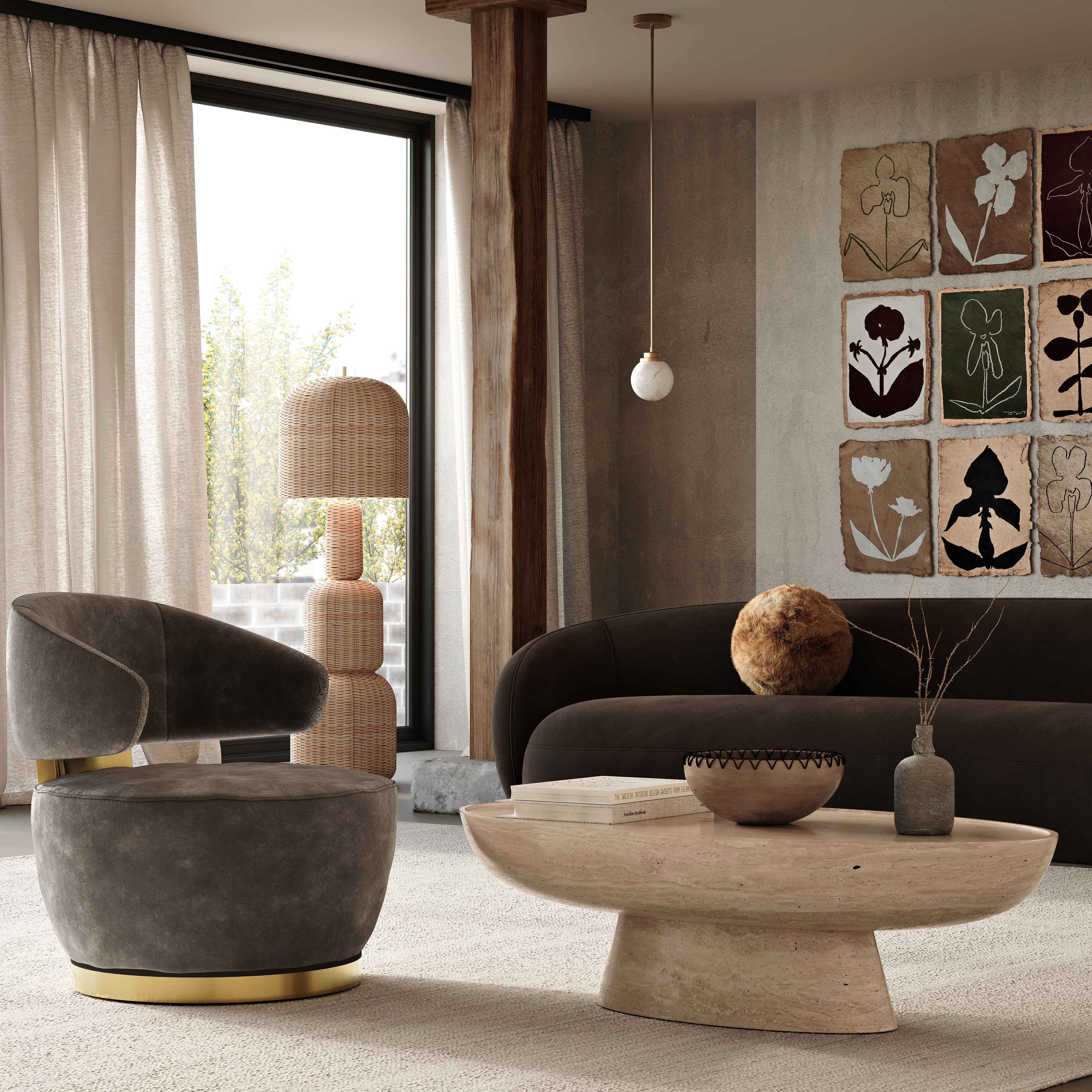 Kendall 120" Sofa