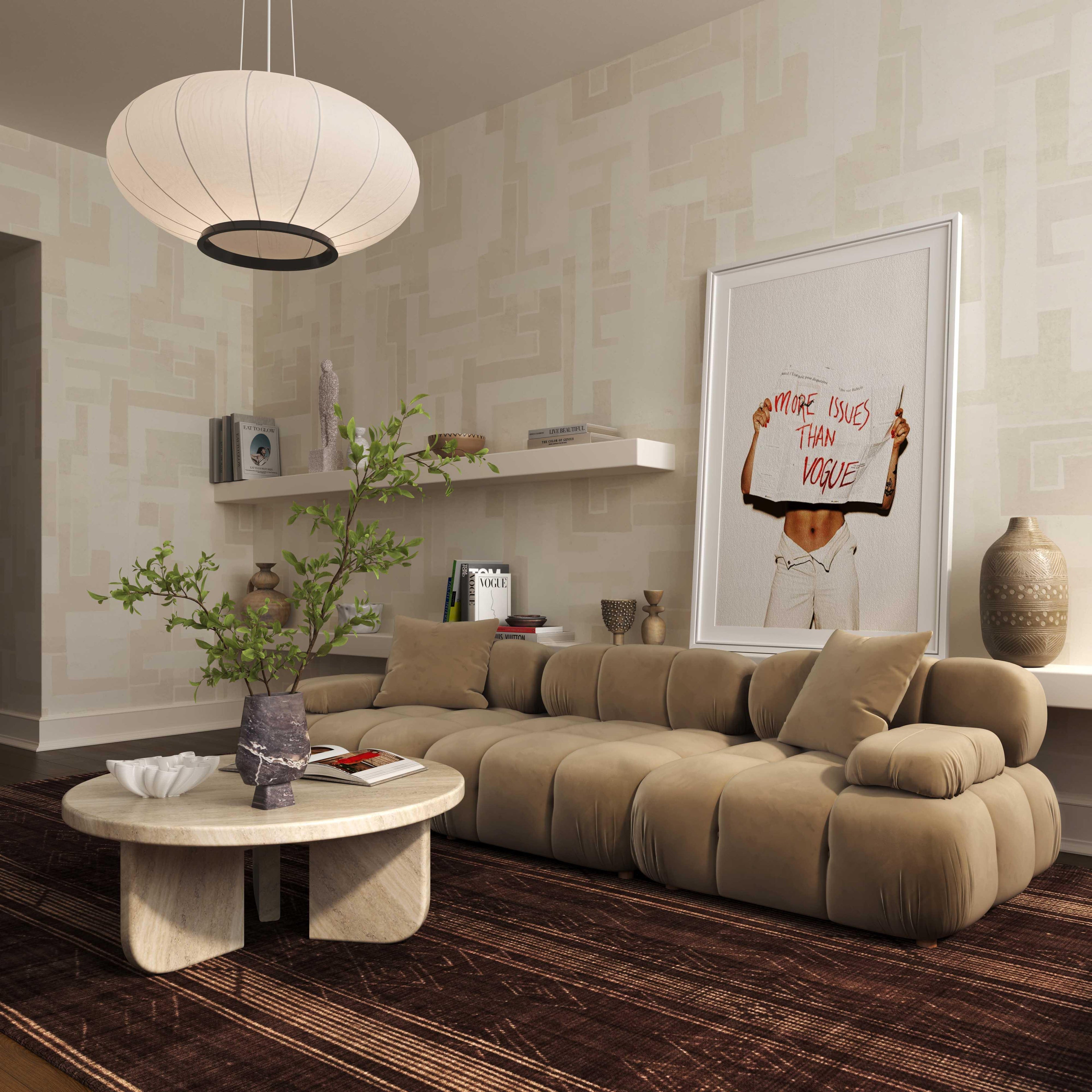 Calliope 79" Modular Loveseat