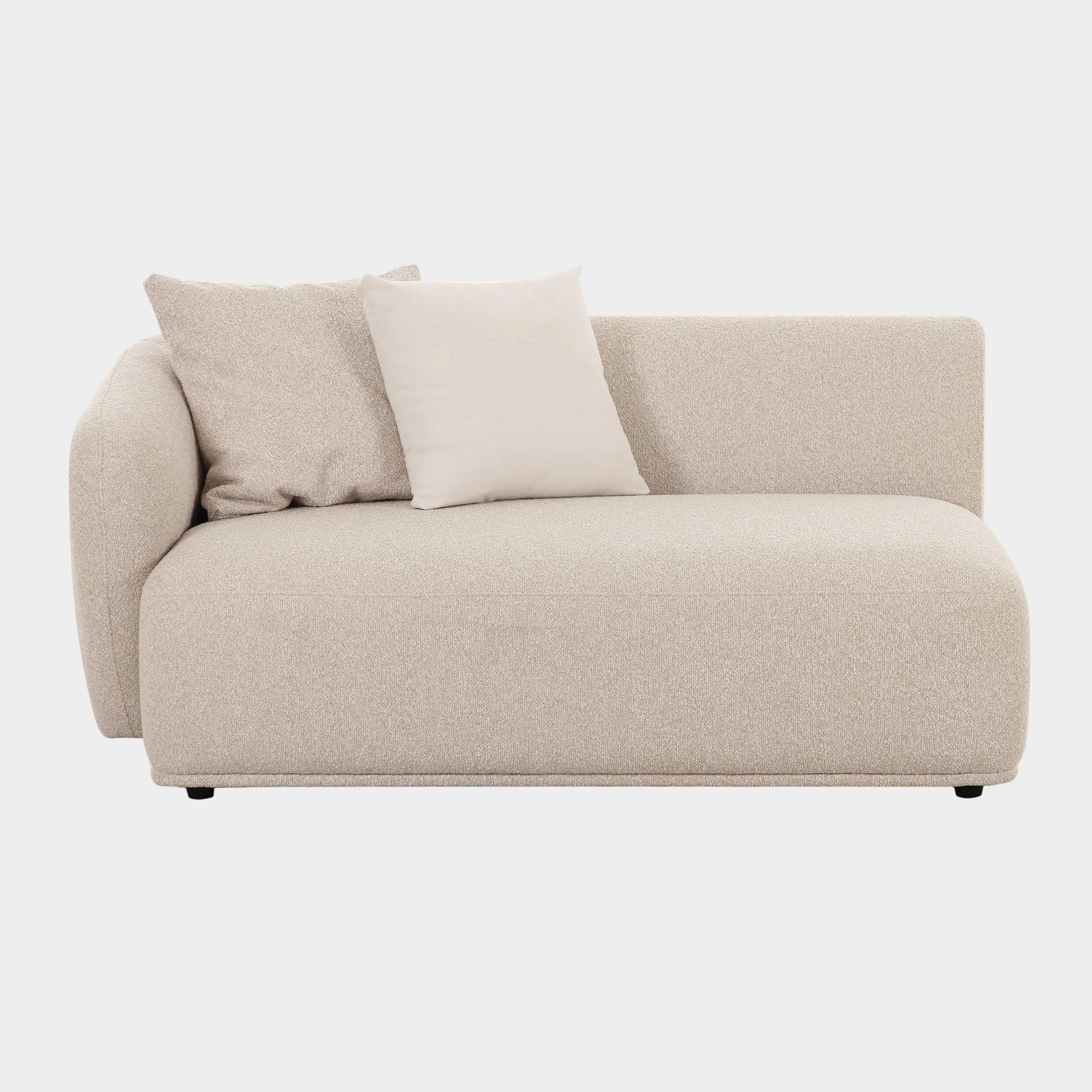 Sylvie 59" Cream Performance Boucle Arm Loveseat