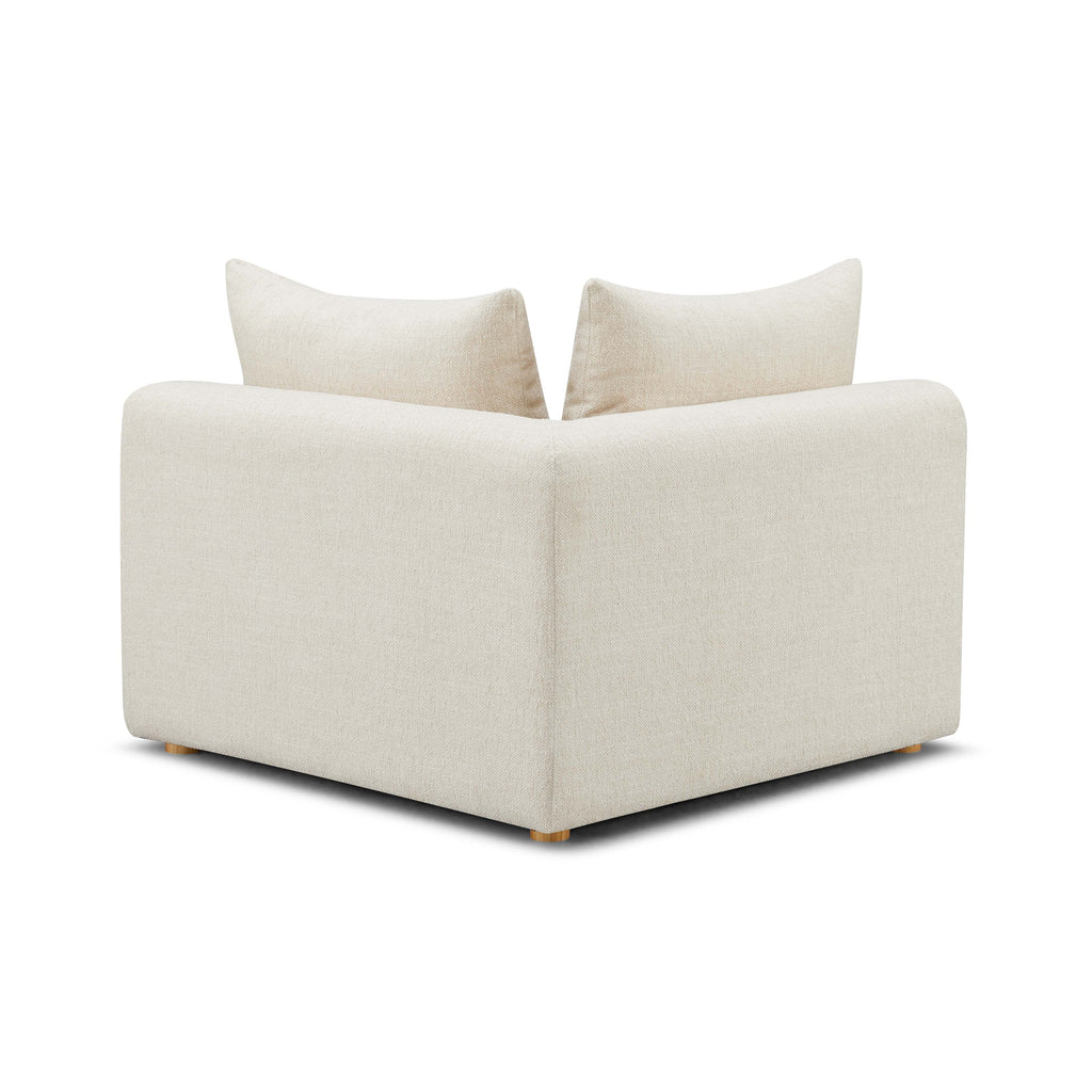 Hangover Contract-Grade Textured Fabric Modular Corner Chair