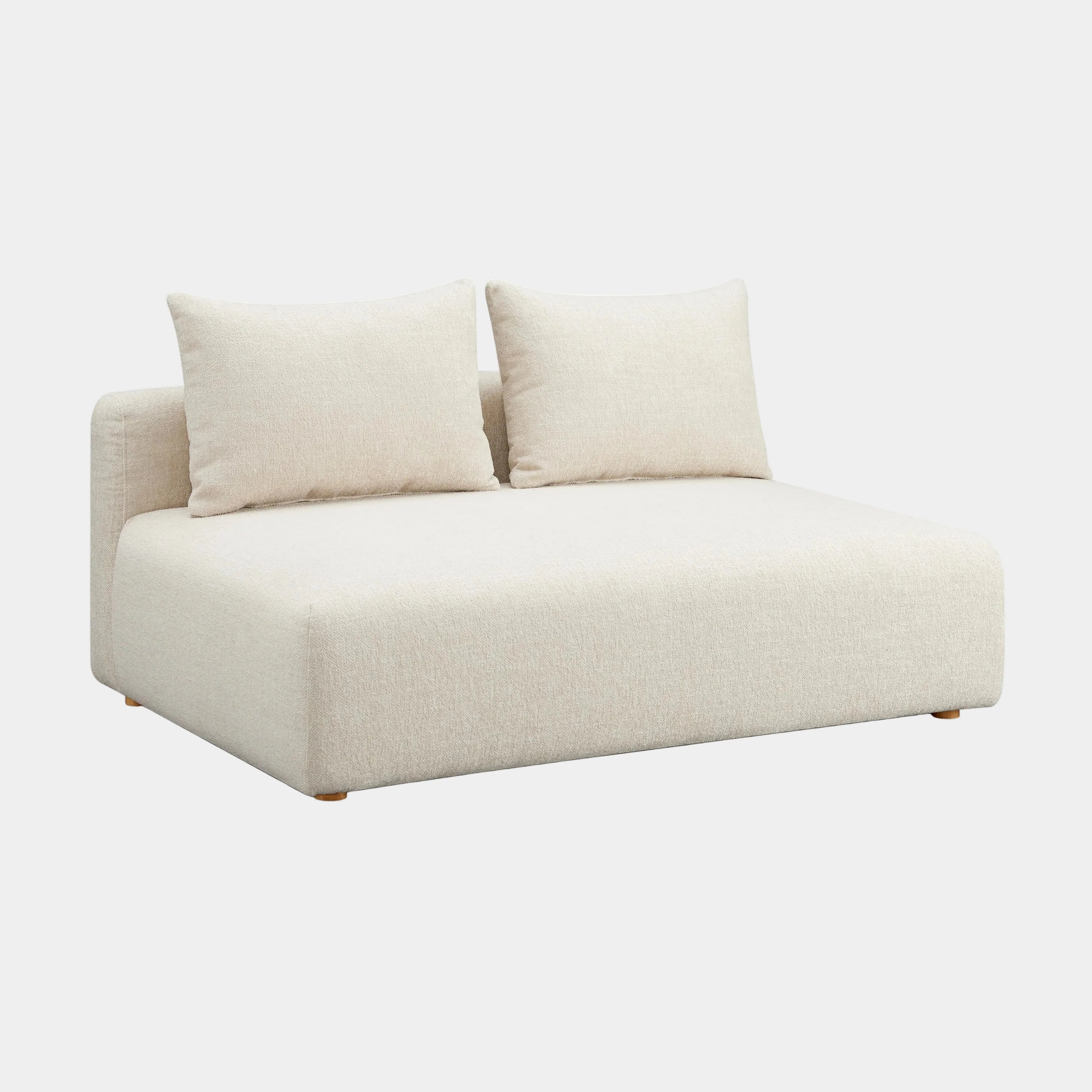 Hangover 64" Armless Loveseat
