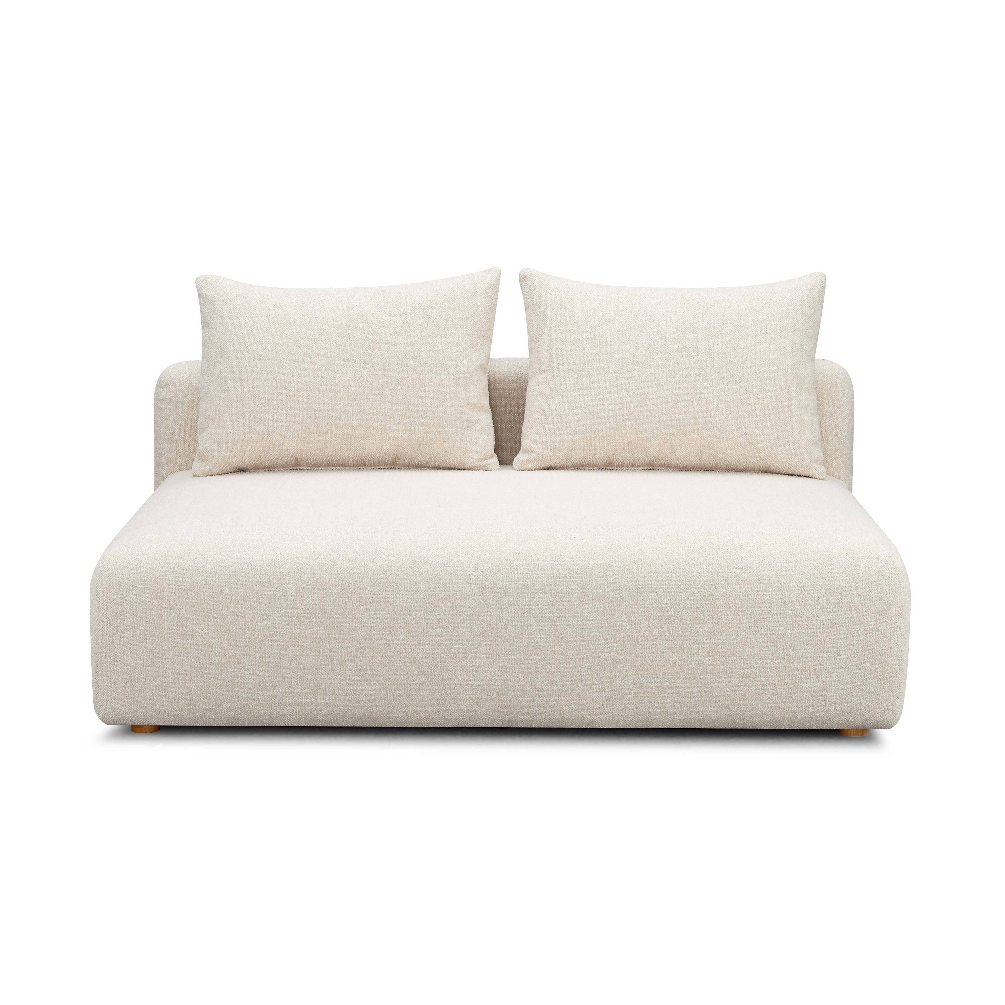 Hangover 64" Armless Loveseat