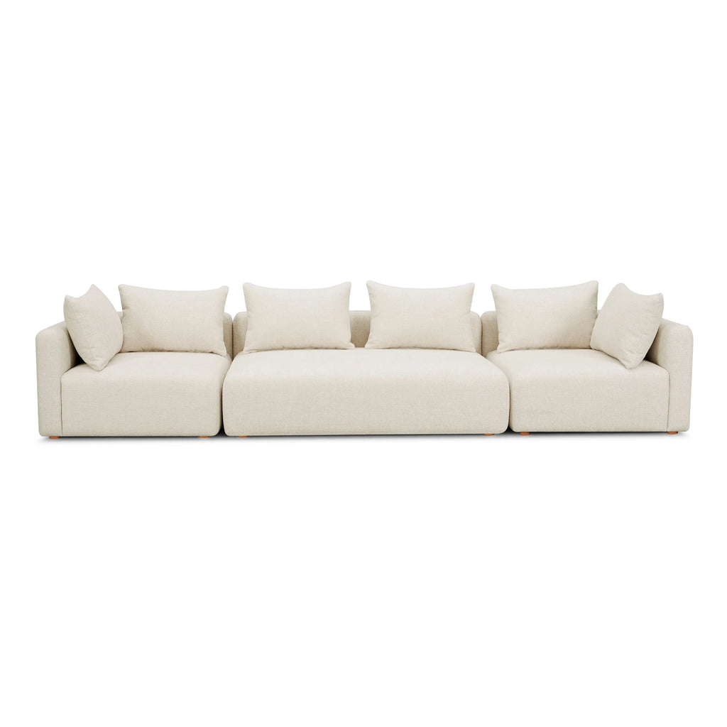 Hangover 145" Contract-Grade Textured Fabric Long Sofa