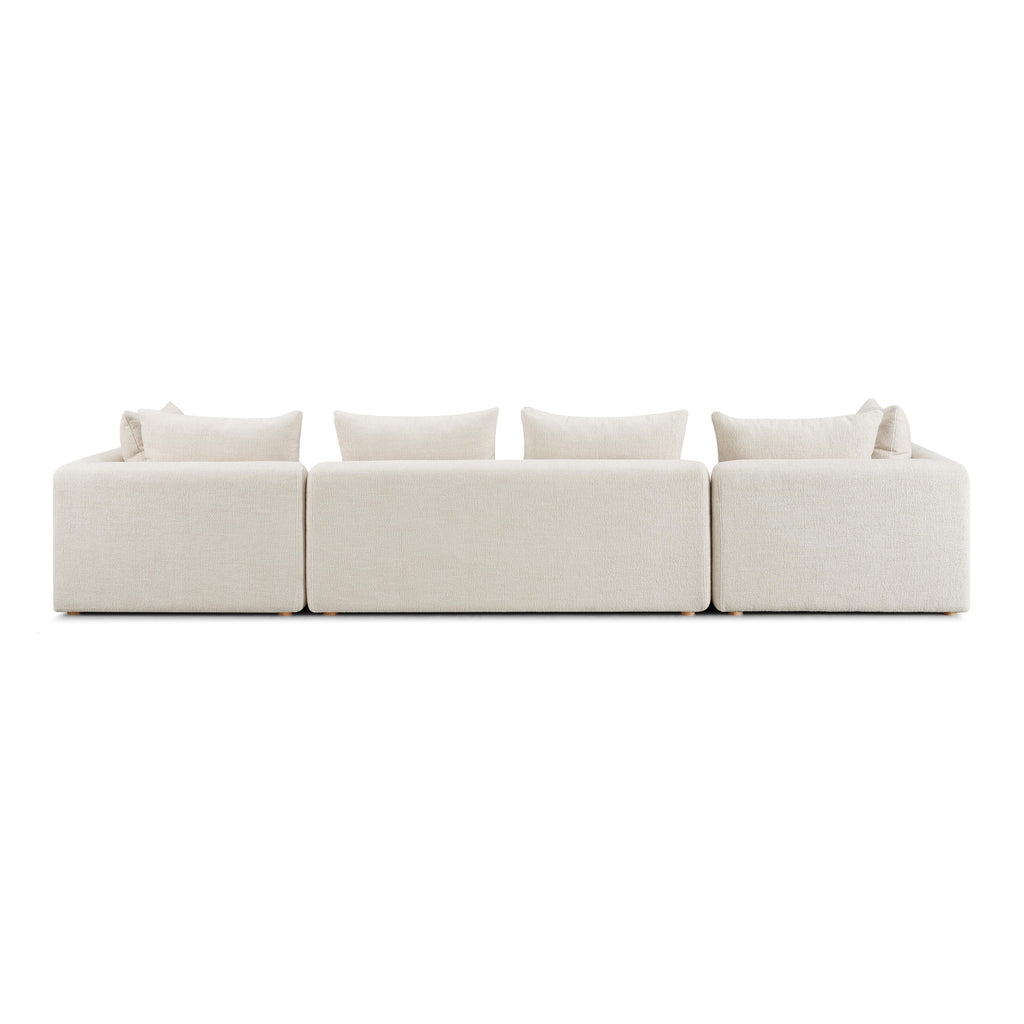 Hangover 145" Contract-Grade Textured Fabric Long Sofa