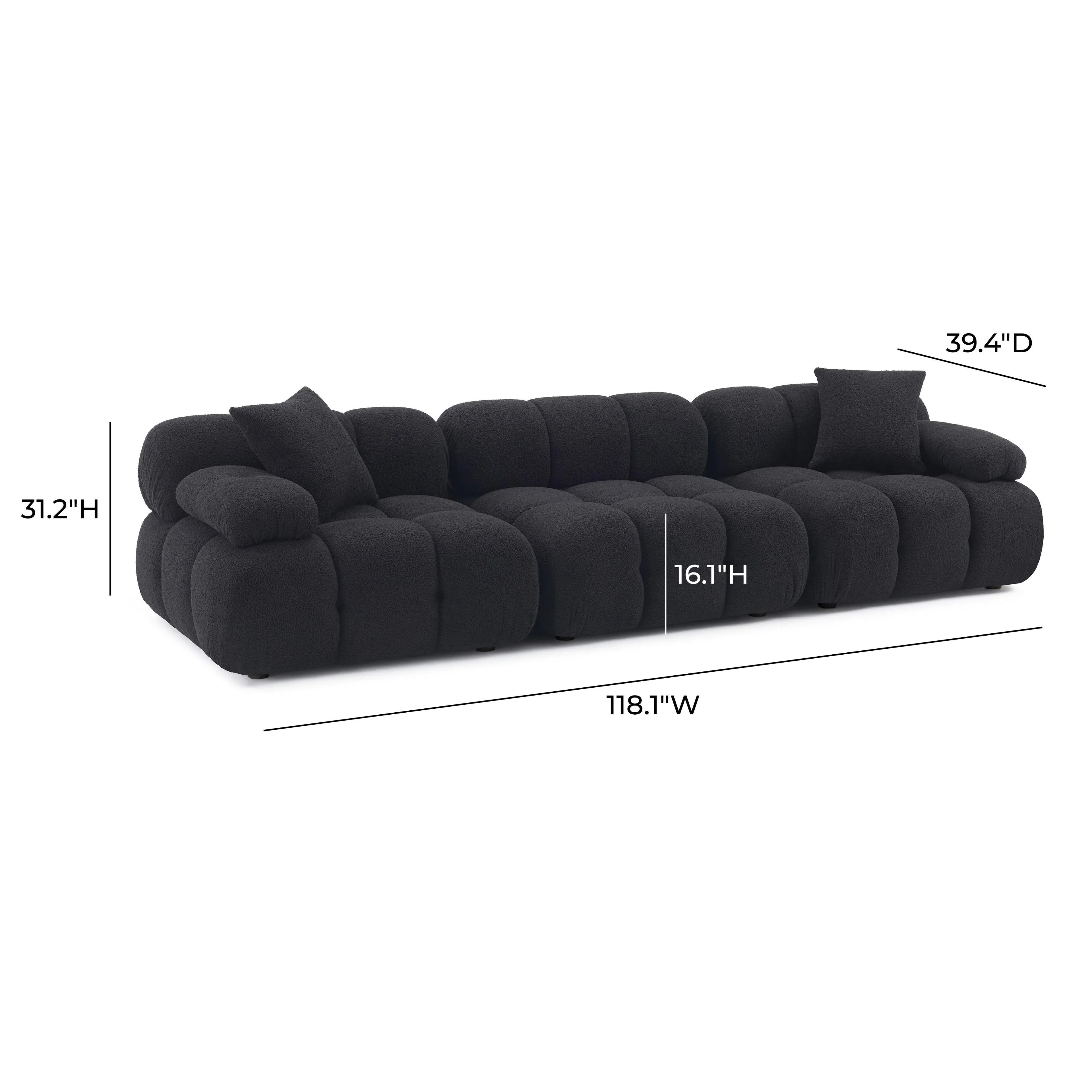 Calliope 118" Performance Modular Sofa