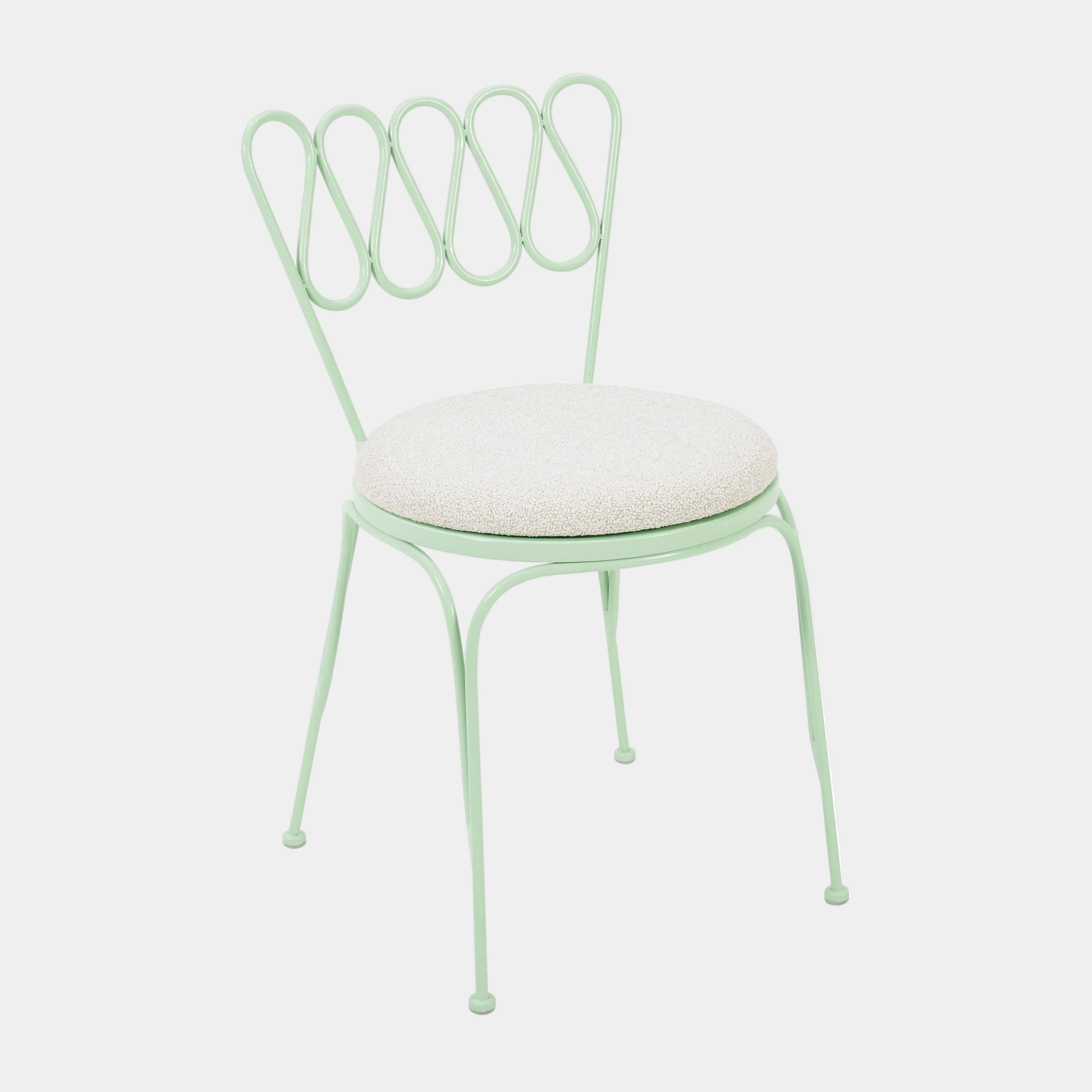 Erica Wrought Iron Outdoor Chair