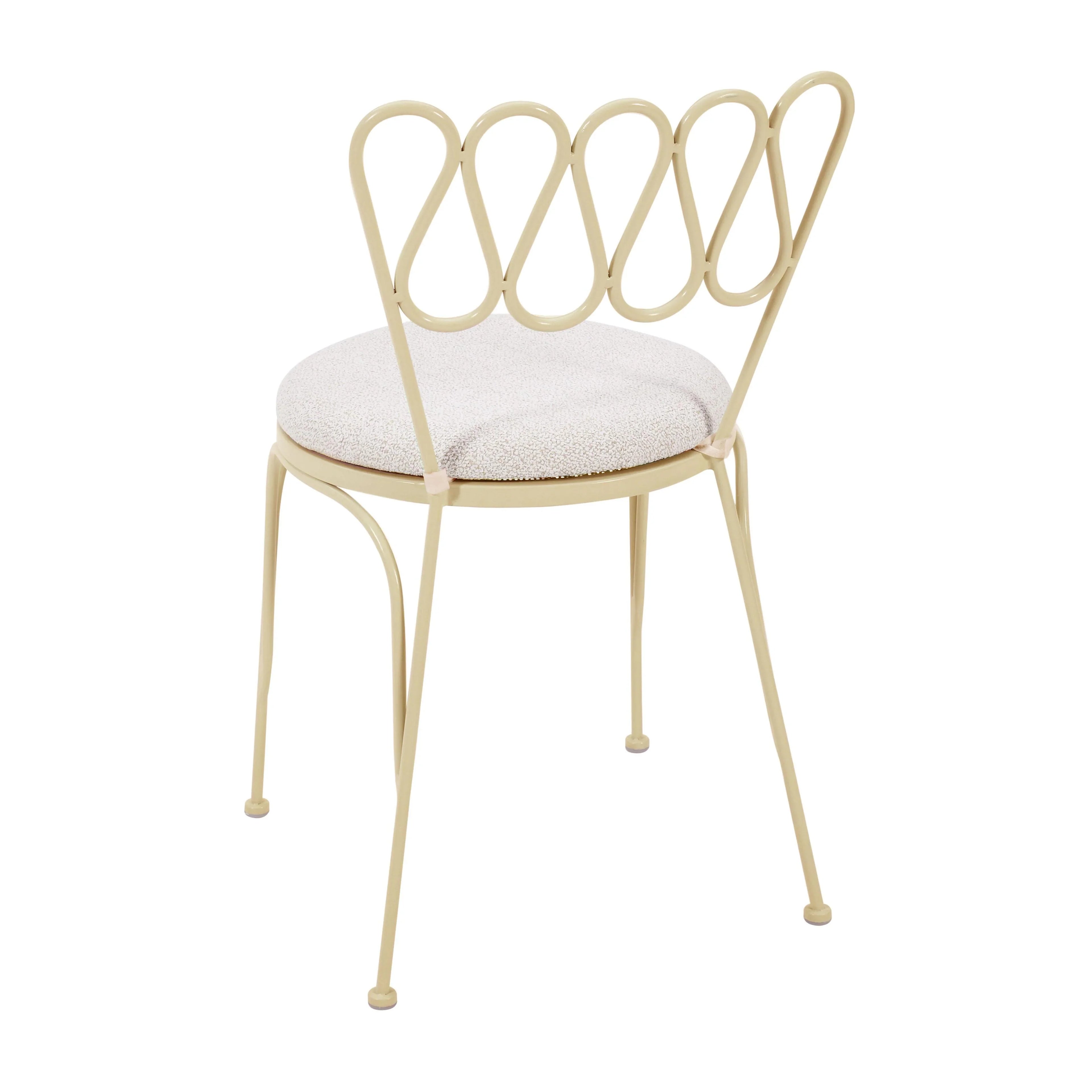 Erica Wrought Iron Outdoor Chair