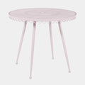 Erica 34" Wrought Iron Outdoor Round Cafe Table