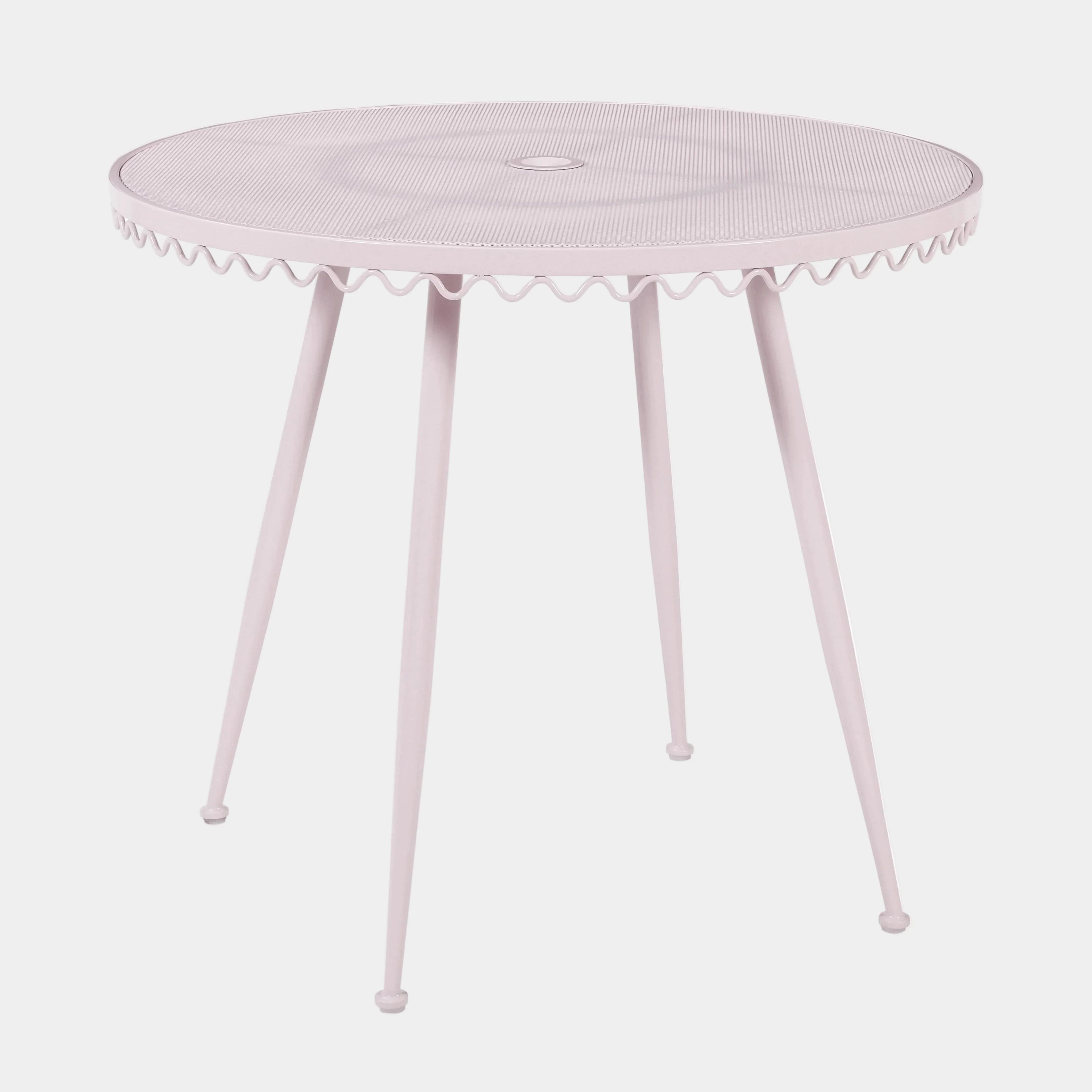 Erica 34" Wrought Iron Outdoor Round Cafe Table