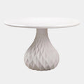 Tulum 47" Ivory Concrete Indoor / OutdoorRound Dining Table