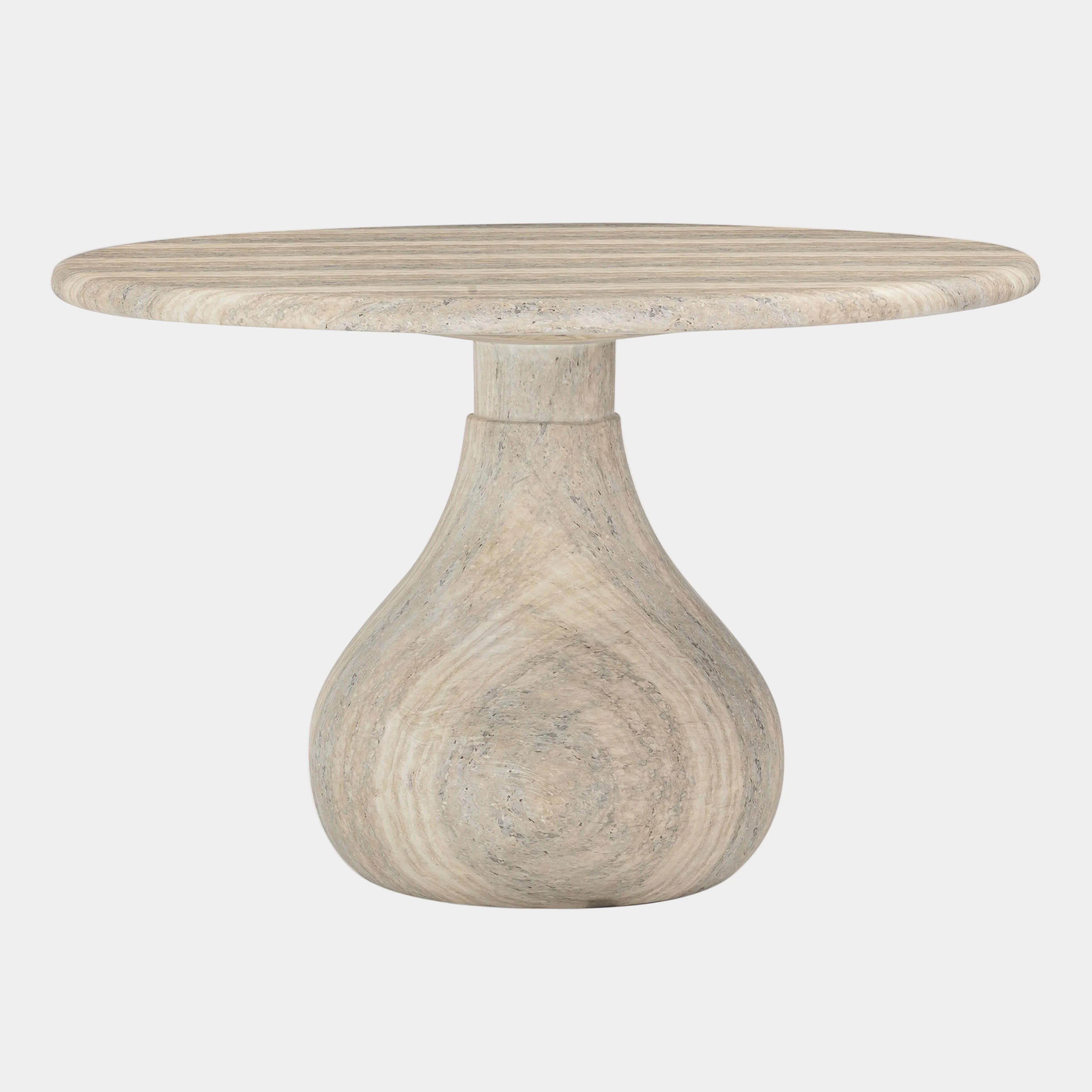 Smooch 47" Concrete Indoor/Outdoor Round Dining Table