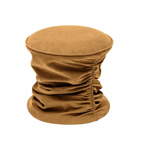 Bounce Ruched Performance Velvet Adjustable Ottoman